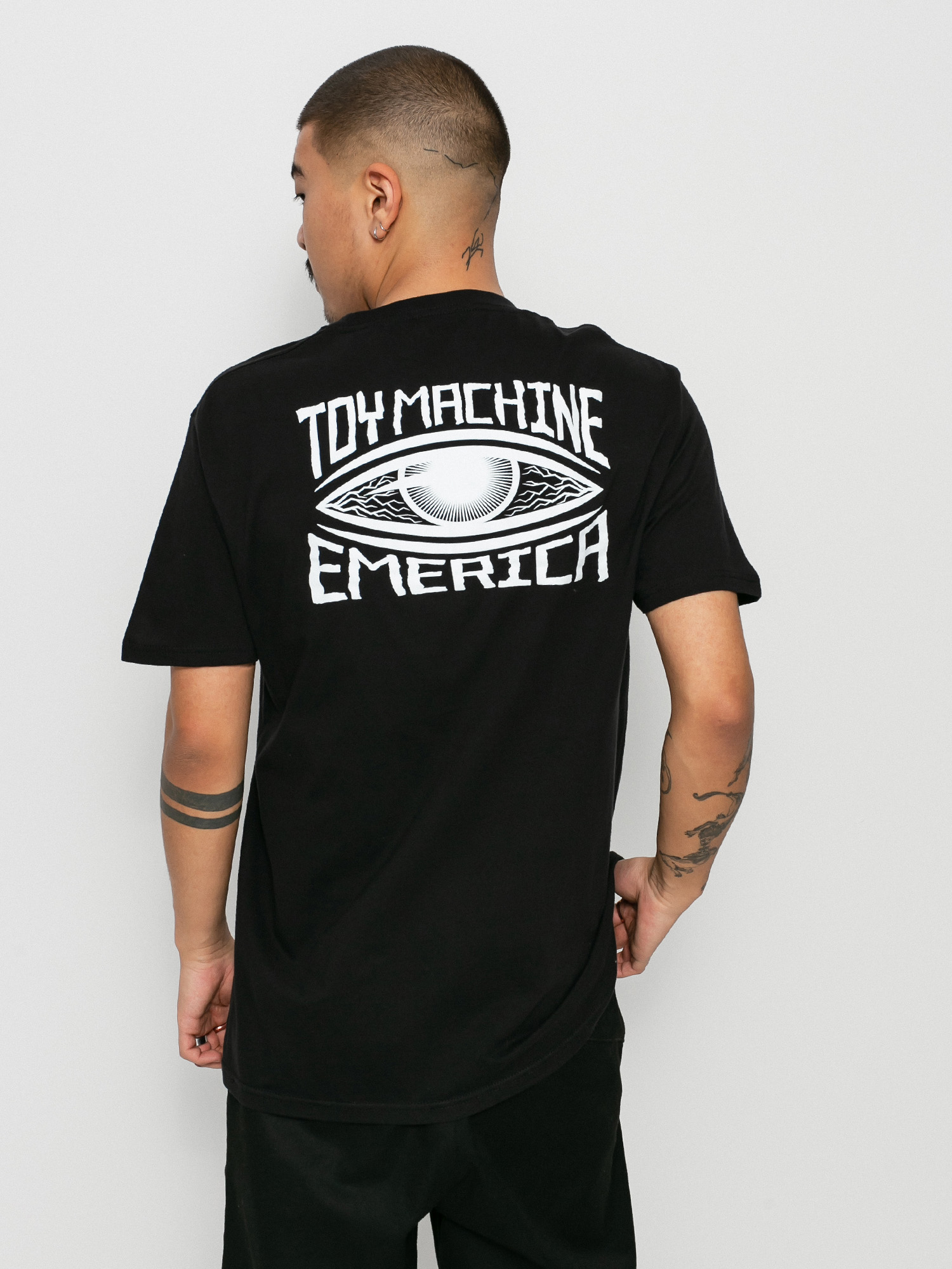 Emerica X Toy Machine Eye T-Shirt (black)