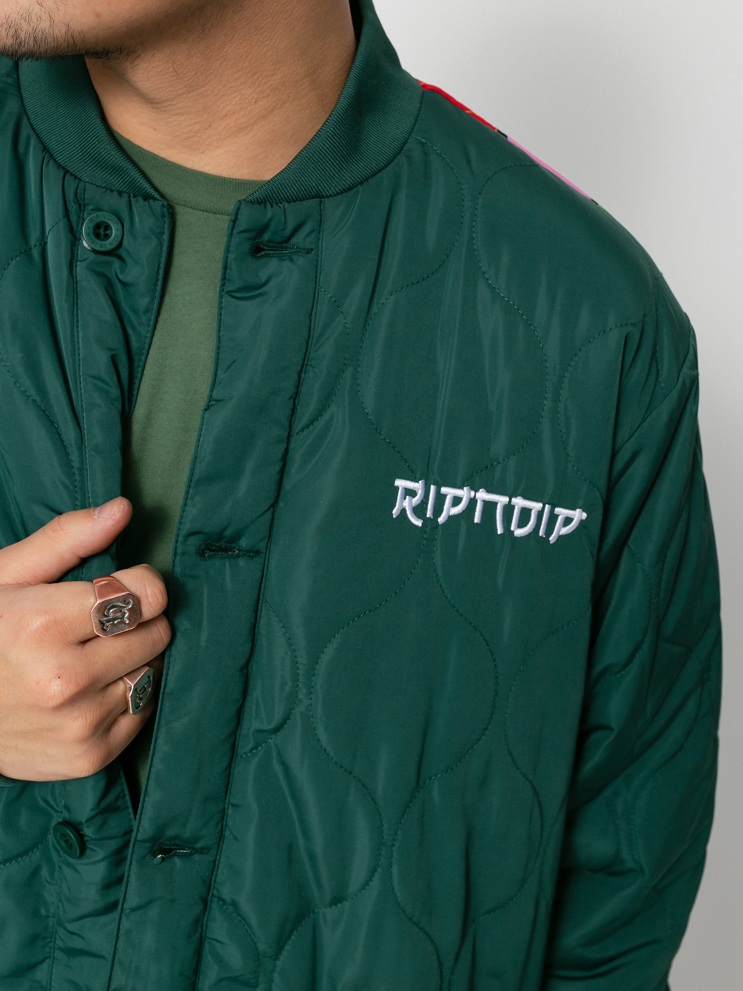 pine green bomber jacket