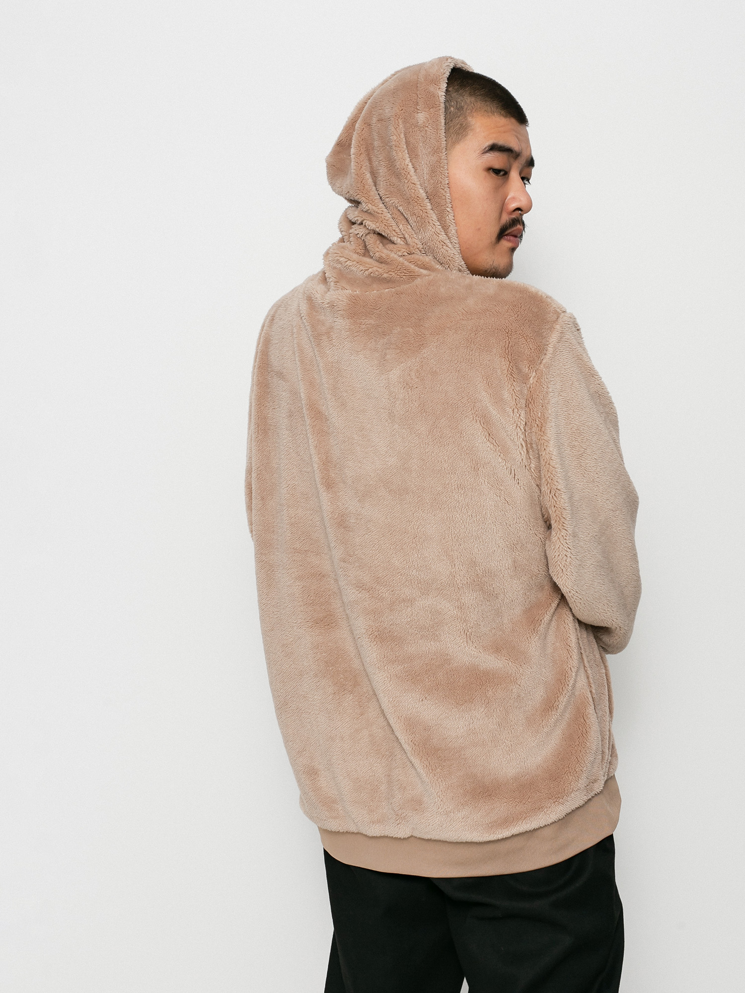 RipNDip Bradbury Sherpa HD Hoodie tan