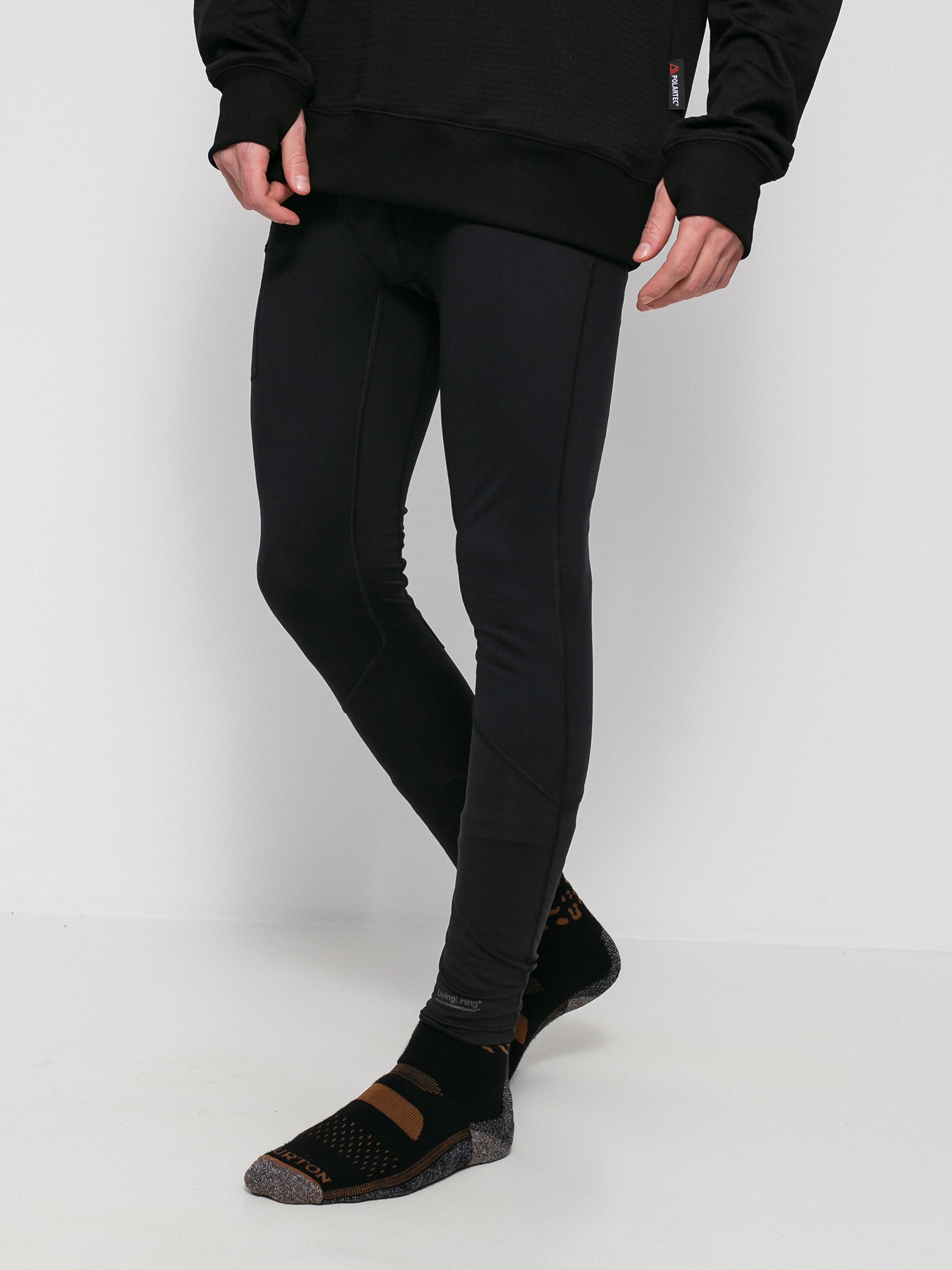 Herren Burton Midweight X Base Layers Funktionseggins (true black)