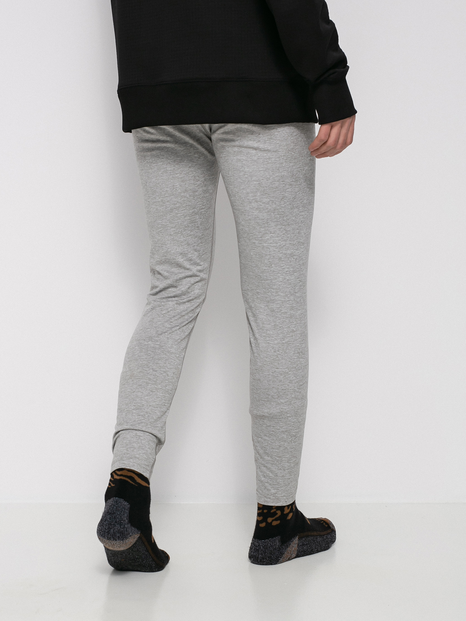 Herren Burton Midweight Base Layer Funktionsleggins (gray heather)