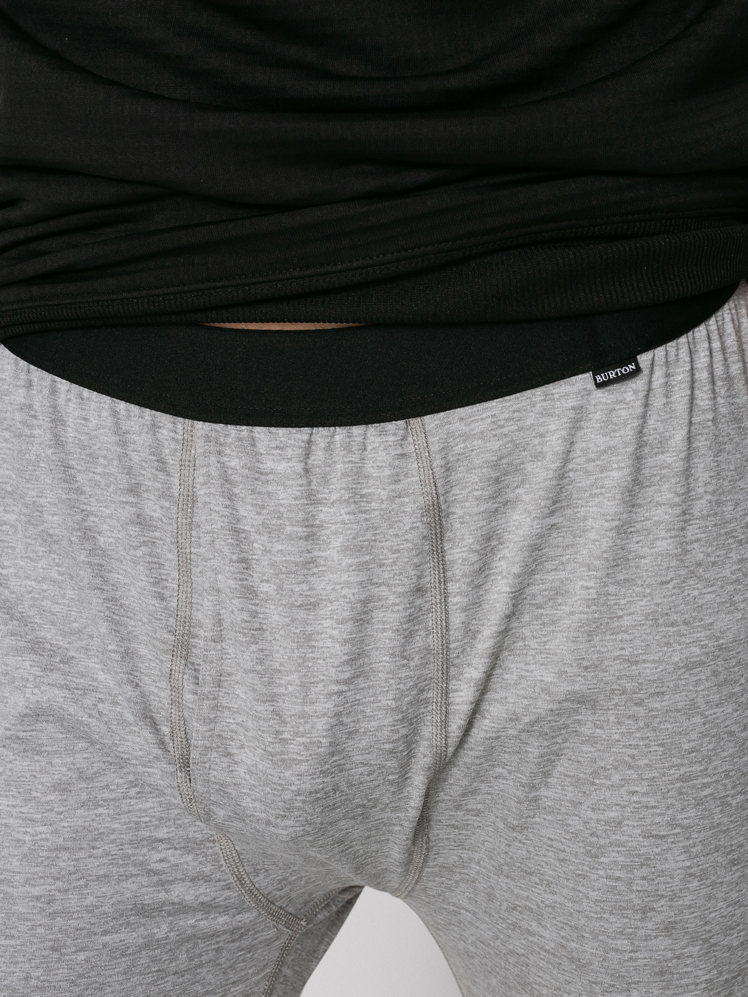 Mens Burton Midweight Base Layer Active leggings (gray heather)