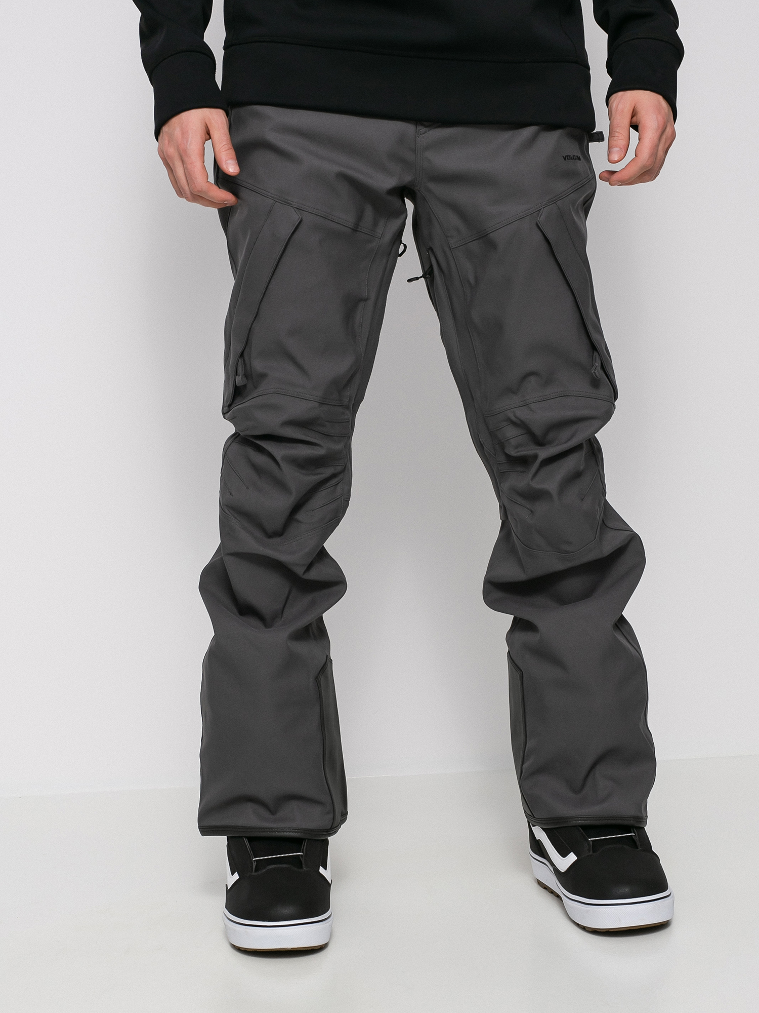 Mens Volcom New Articulated Snowboard pants (dark grey)