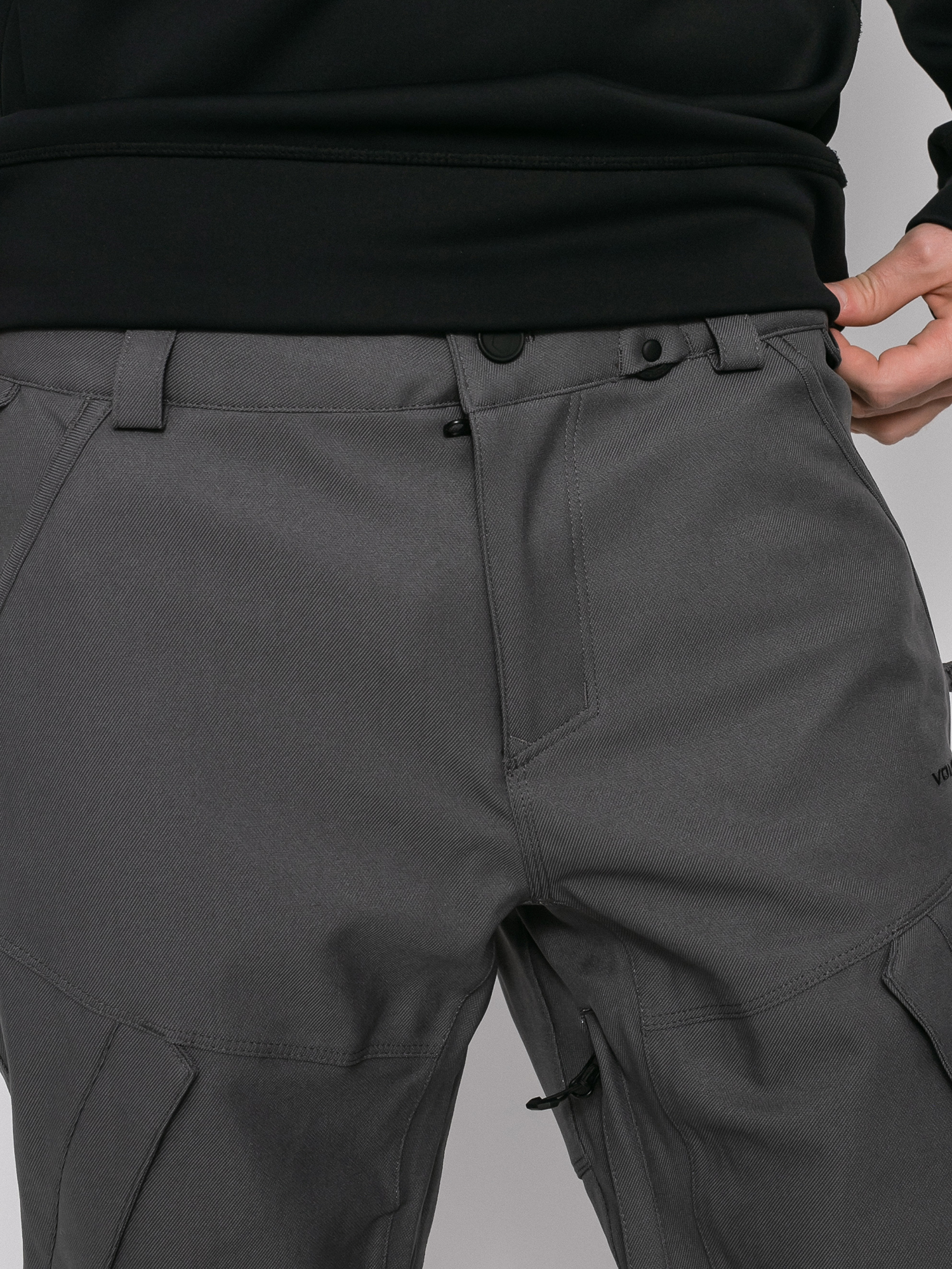 Mens Volcom New Articulated Snowboard pants (dark grey)