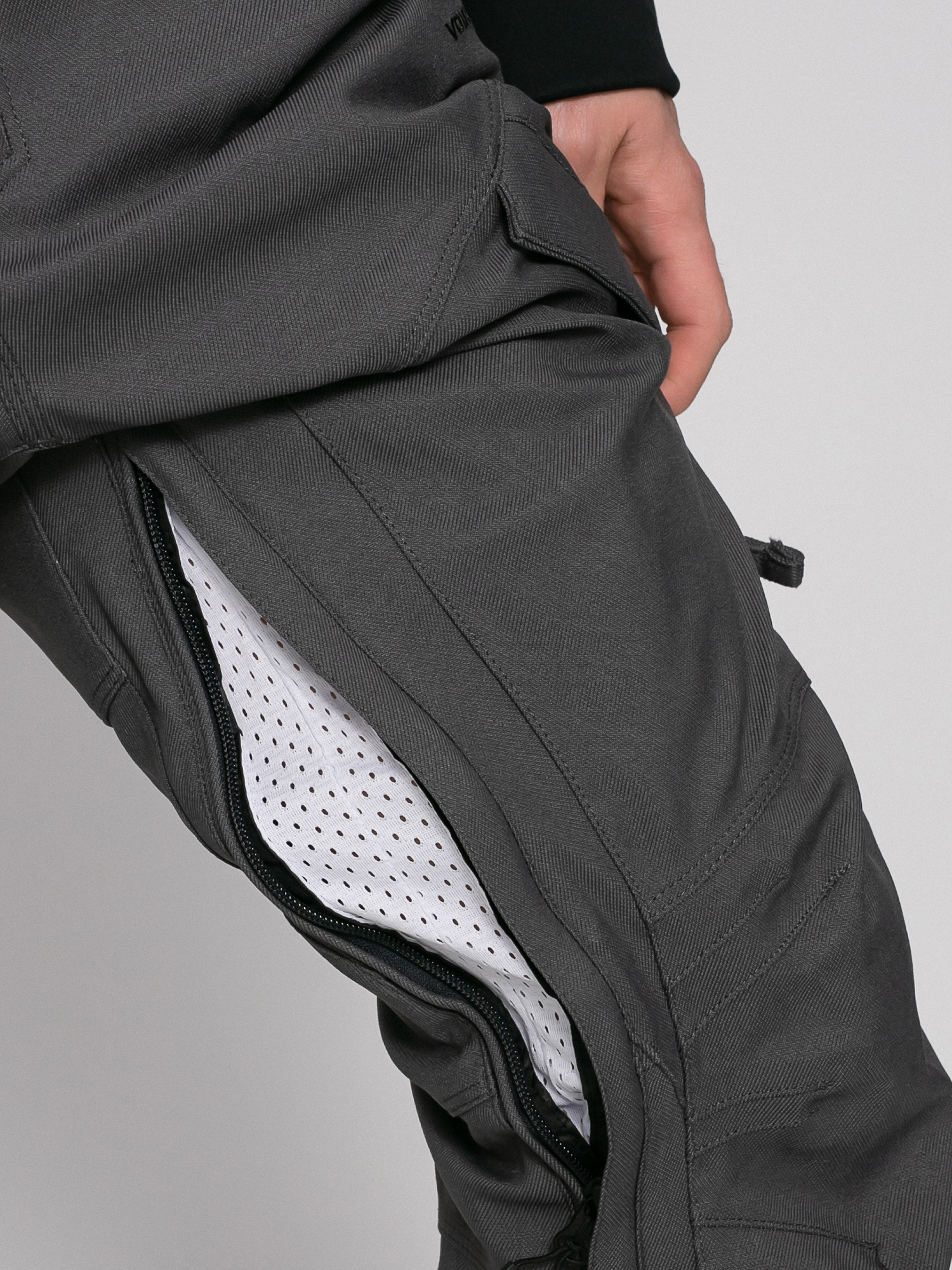 Mens Volcom New Articulated Snowboard pants (dark grey)