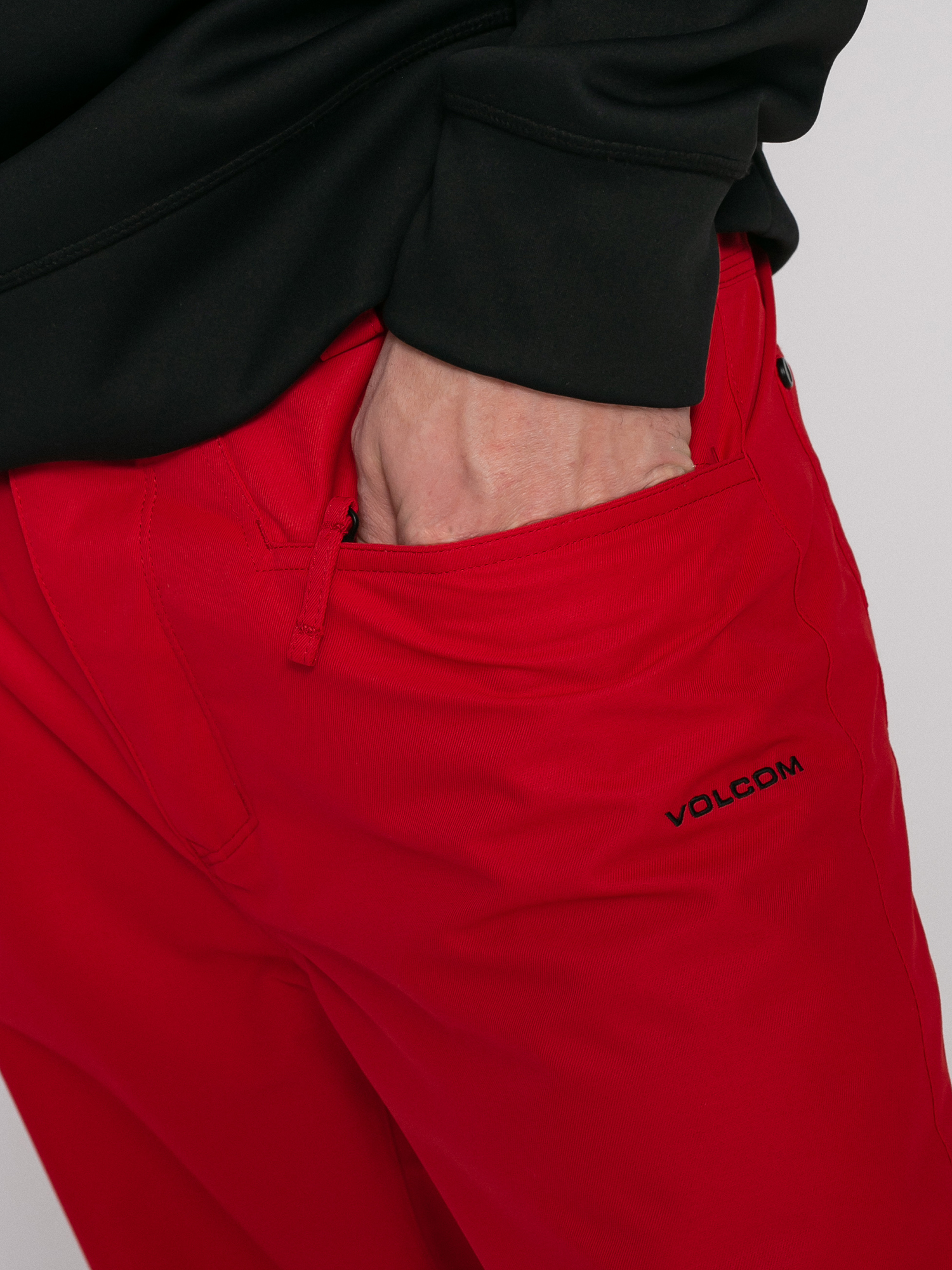 Mens Volcom Carbon Snowboard pants (red)