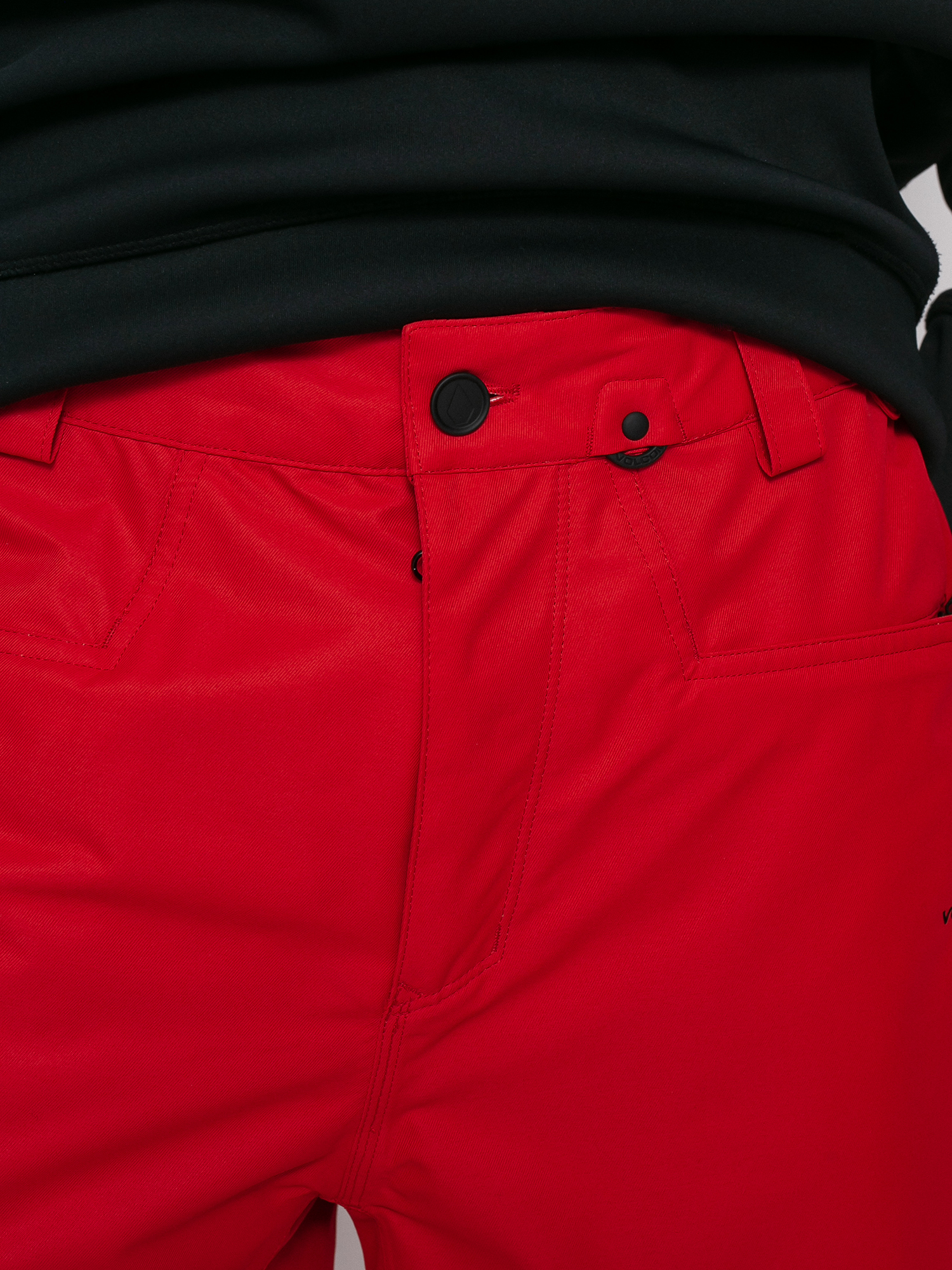 Mens Volcom Carbon Snowboard pants (red)