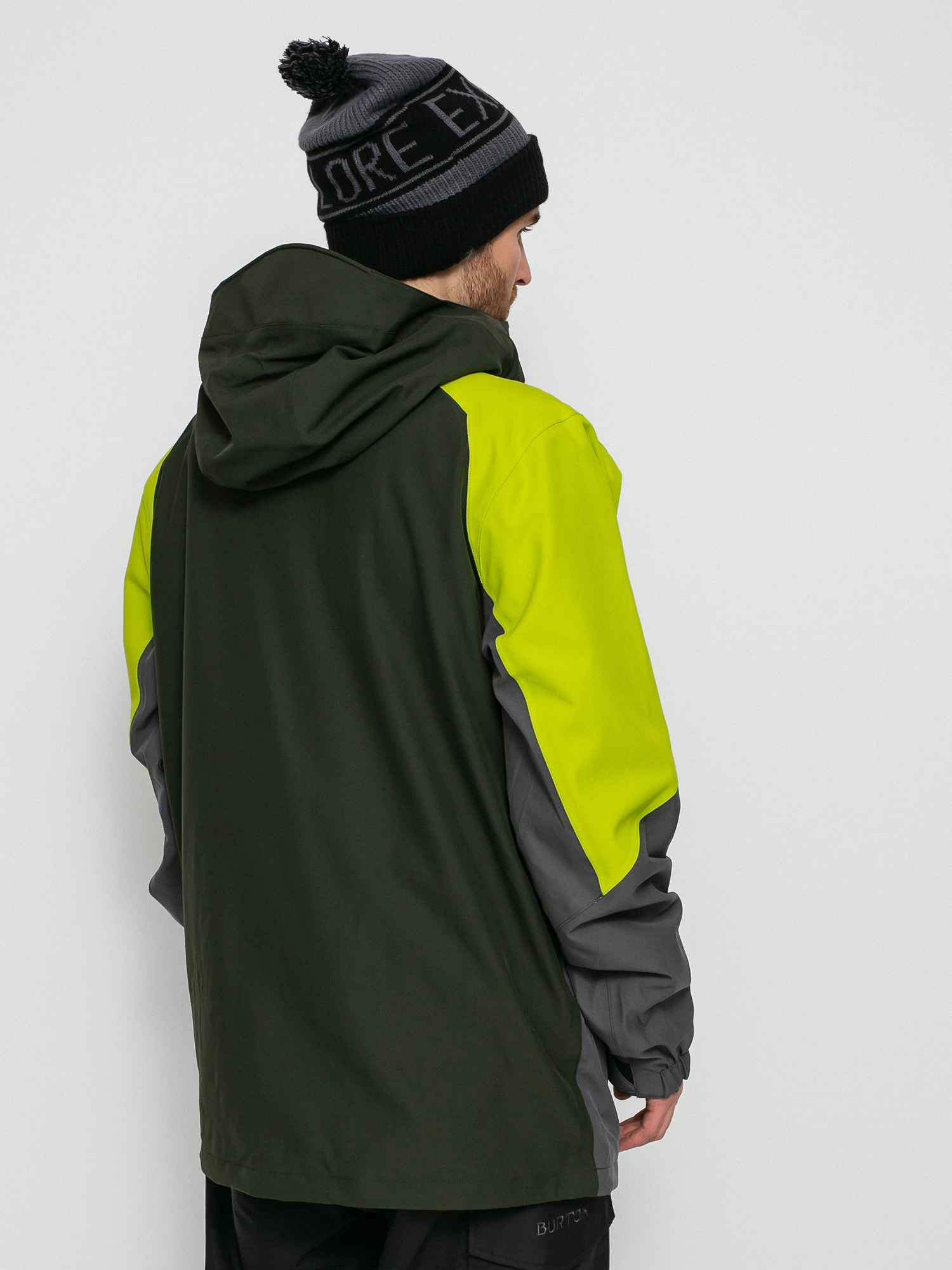 Herren Volcom Brighton Pullover Snowboardjacke (dark grey)