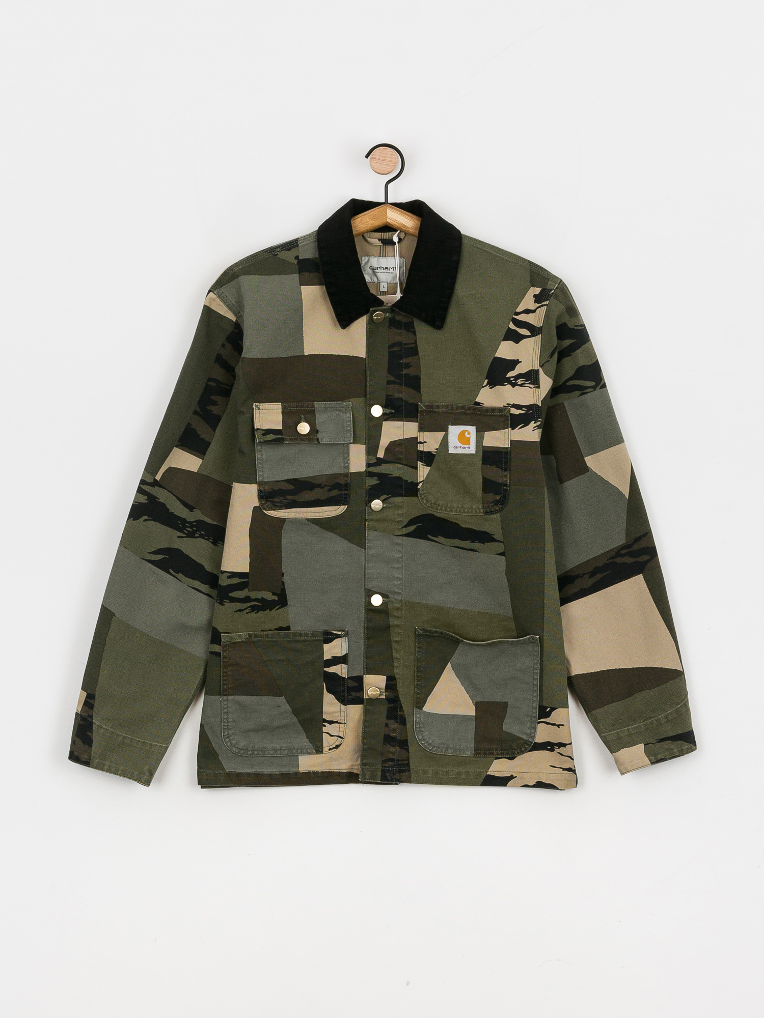 Carhartt WIP Michigan Coat Jacket (camo mend/black)