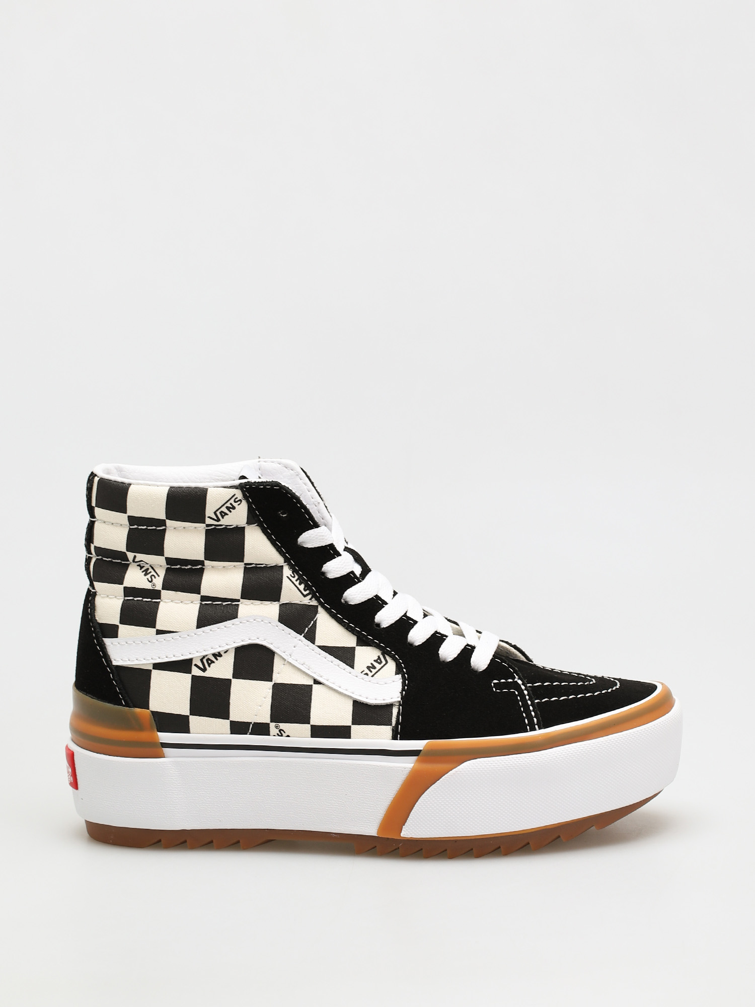 Vans Sk8 Hi Stacked Shoes (checkerboard/multi/true white)