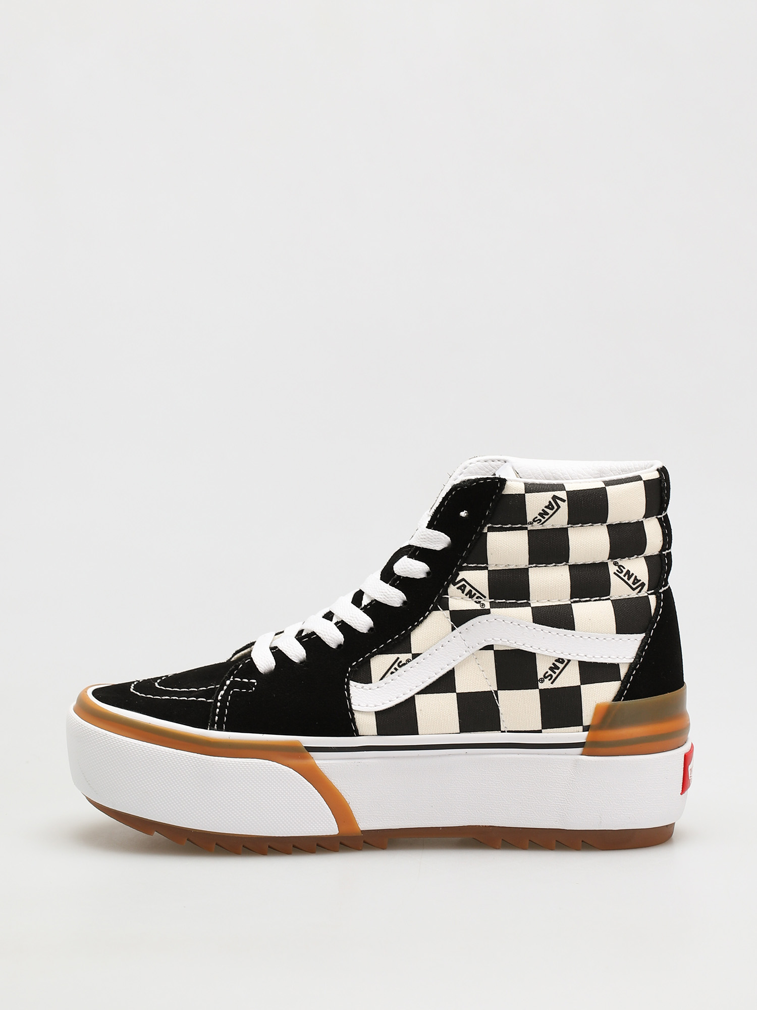Vans Sk8 Hi Stacked Shoes (checkerboard/multi/true white)