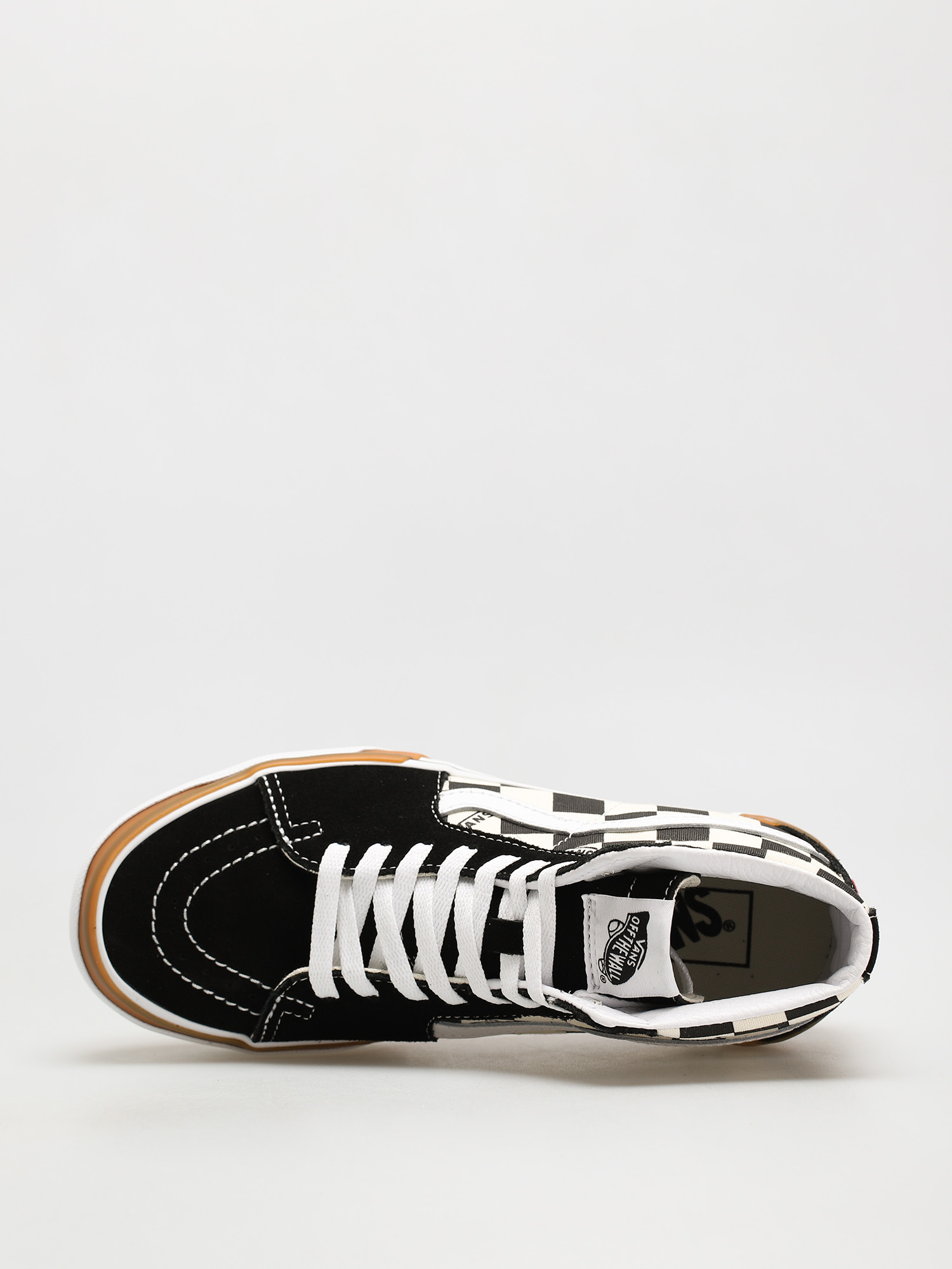 Vans Sk8 Hi Stacked Shoes (checkerboard/multi/true white)