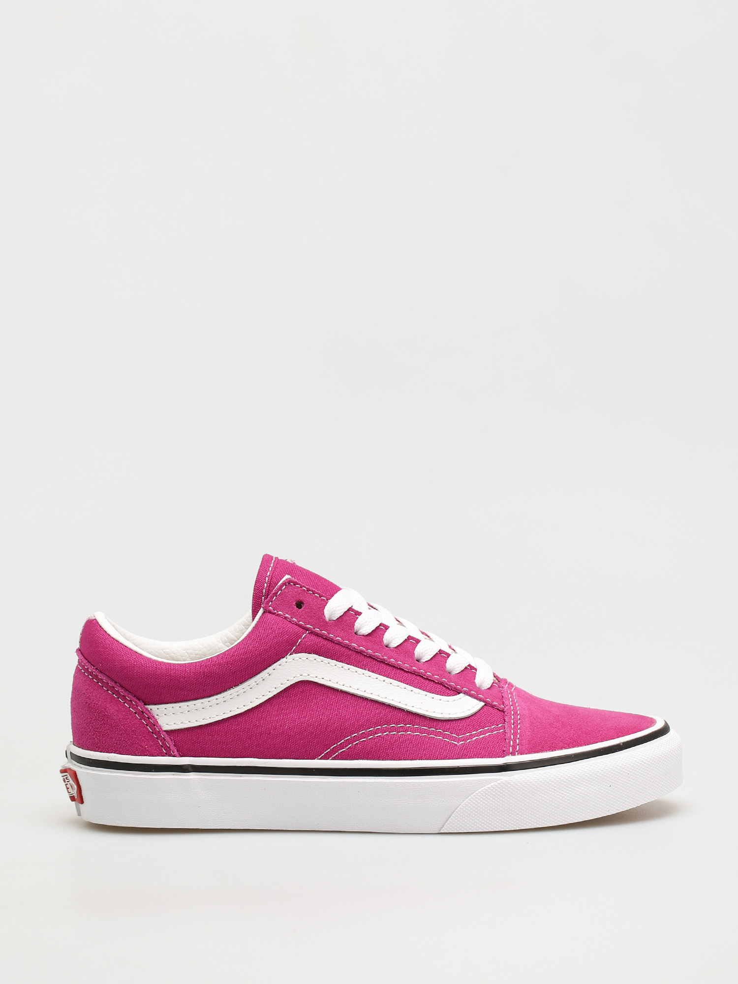 Vans Old Skool Shoes (fuchsia red/true white)