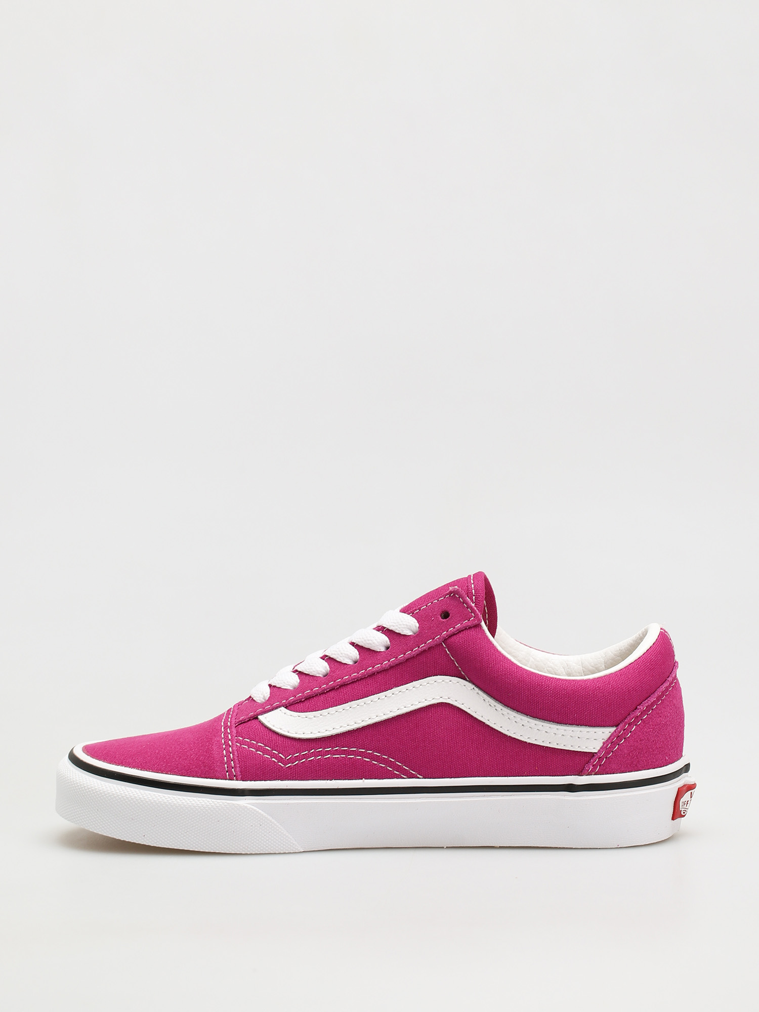 Vans Old Skool Shoes (fuchsia red/true white)