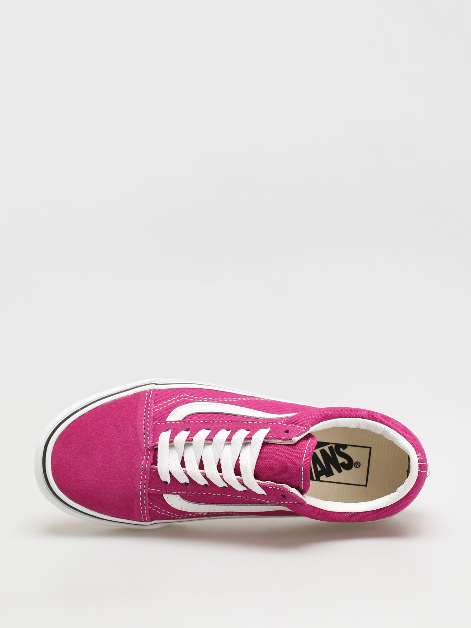 Vans Old Skool Schuhe (fuchsia red/true white)