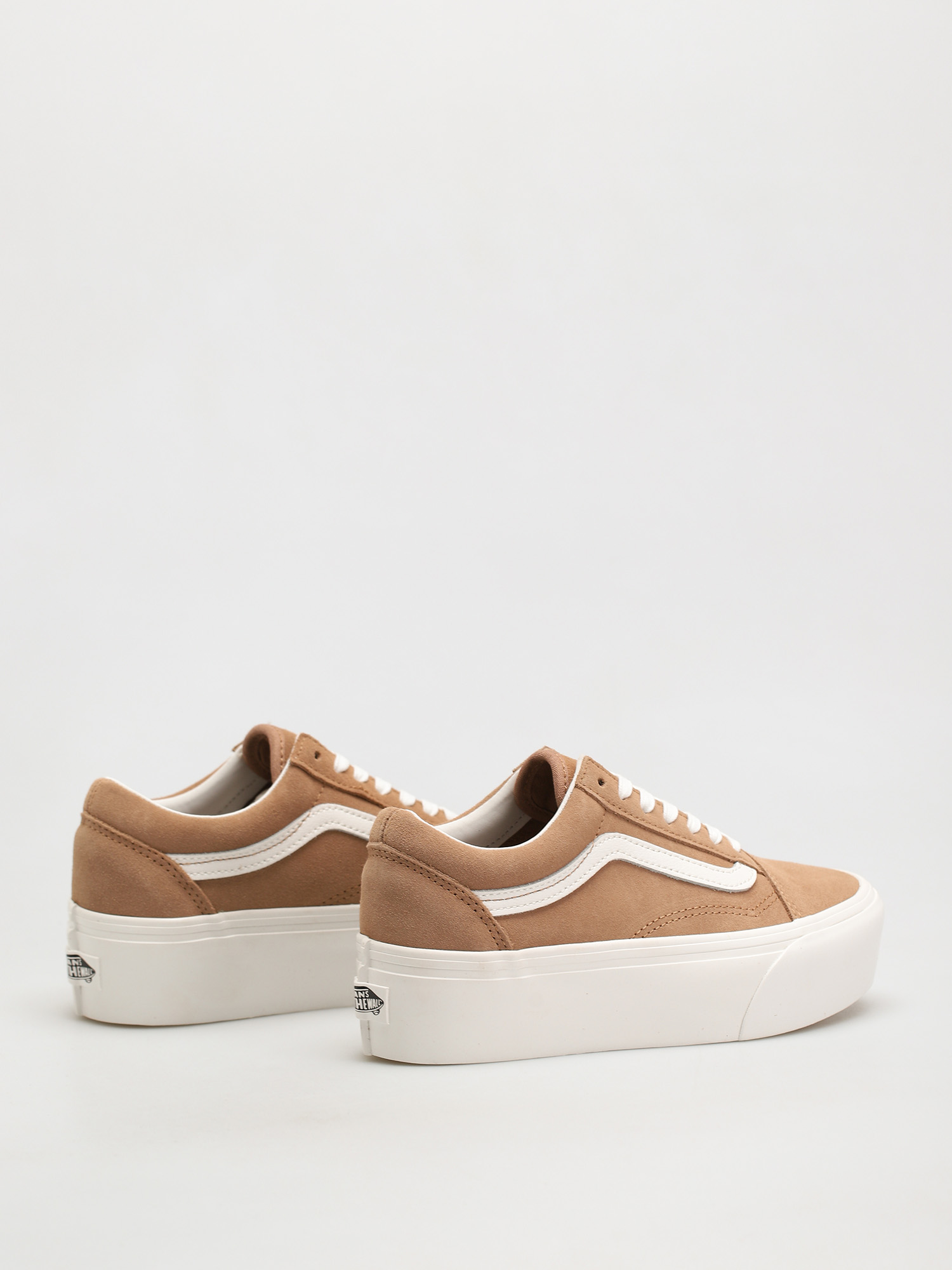 Vans Old Skool Stackform Schuhe (soft suede/burro/true white)
