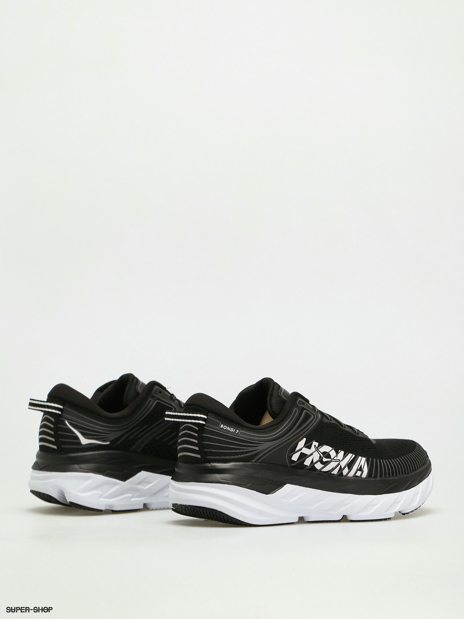 Hoka One One Bondi 7 Shoes (black/white)