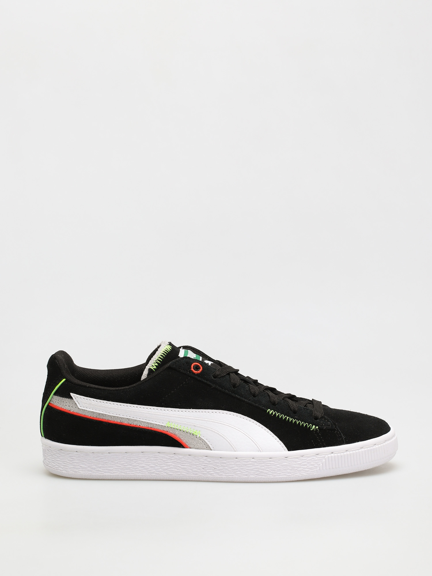 Puma Suede Displaced Shoes (puma black/pwht/harbor mist)