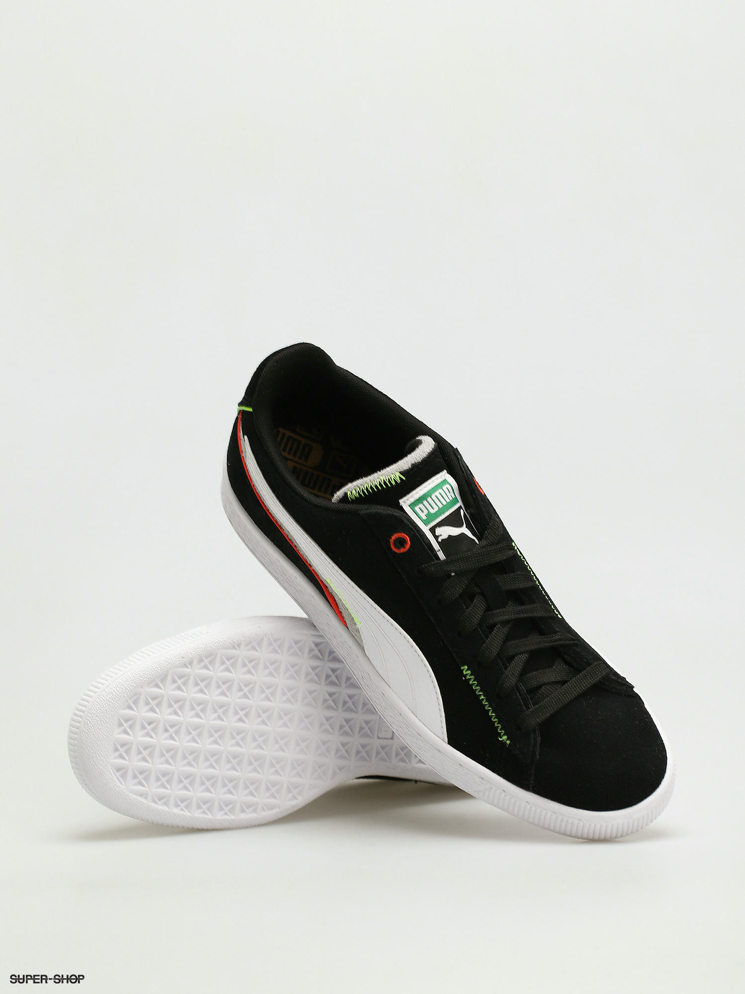 puma skate shoes black