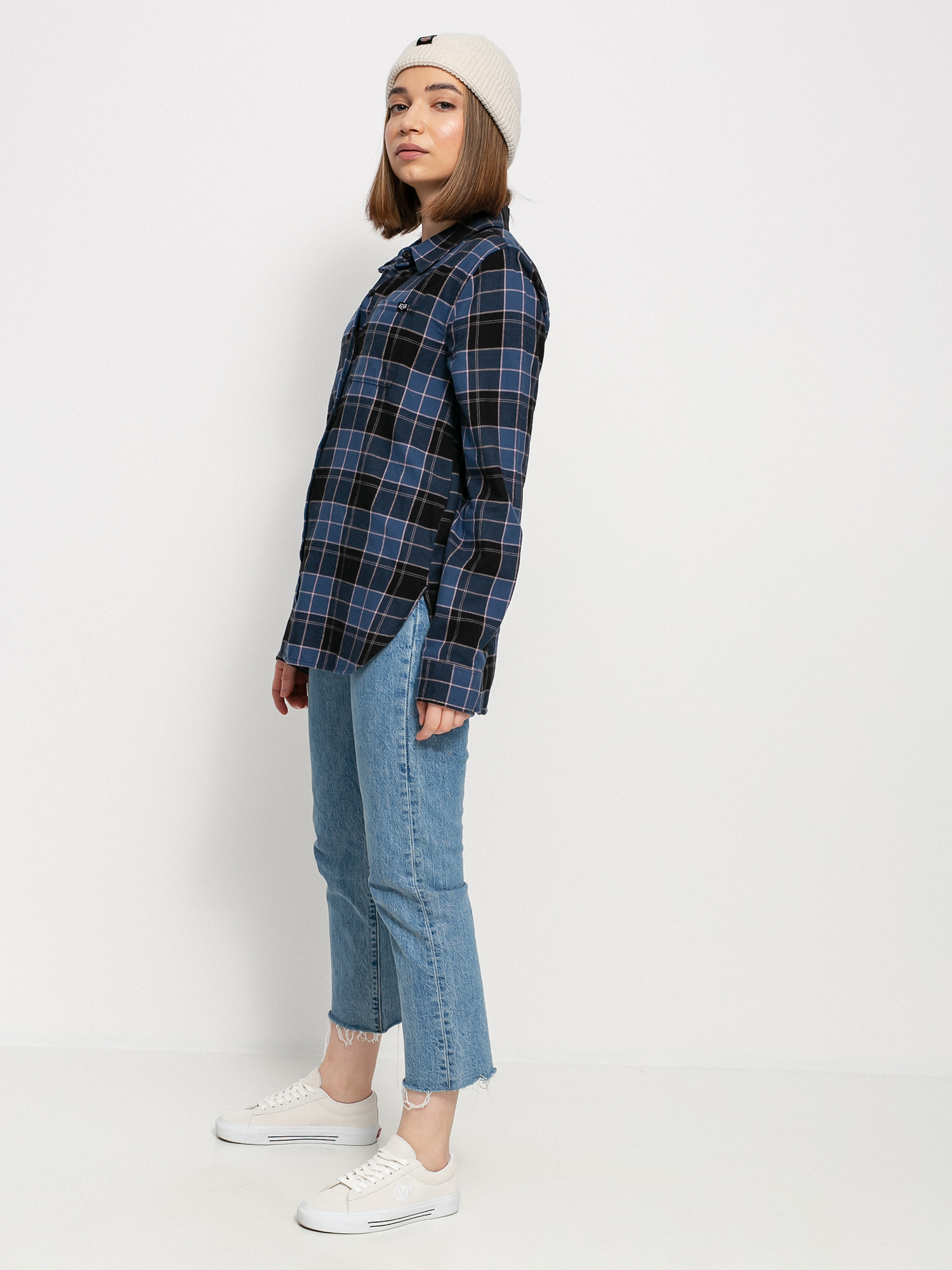 Fox Pines Flannel Shirt Wmn (drk indo)