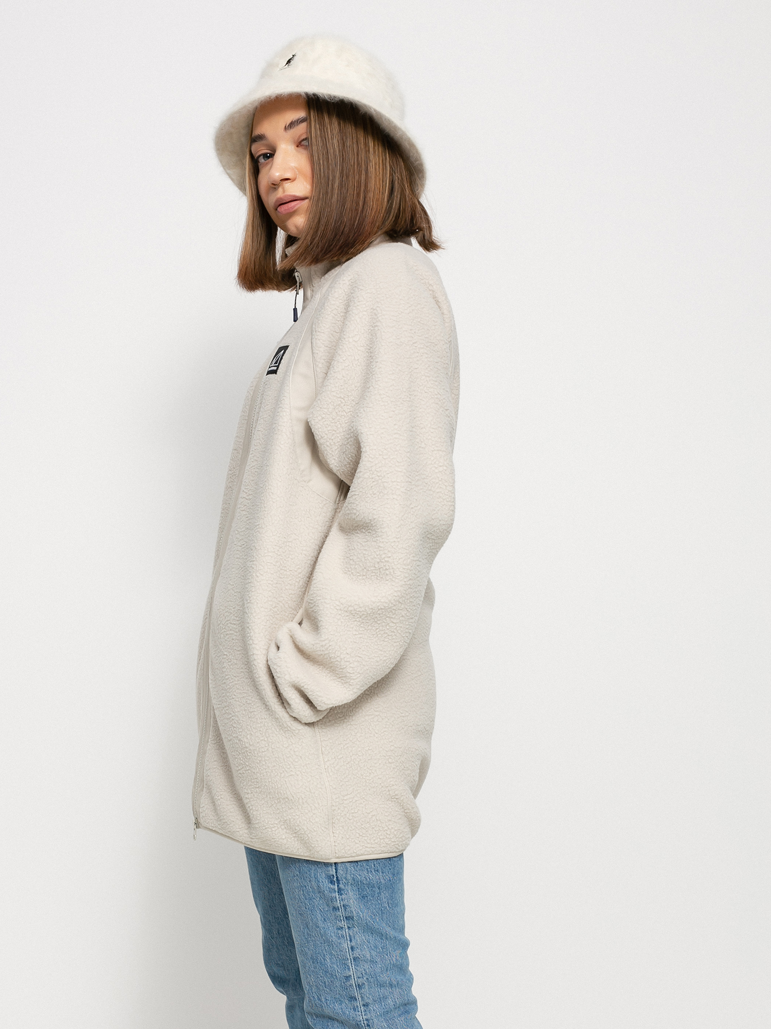 Womens New Balance All Terrain Sweatshirt (timberwolf)