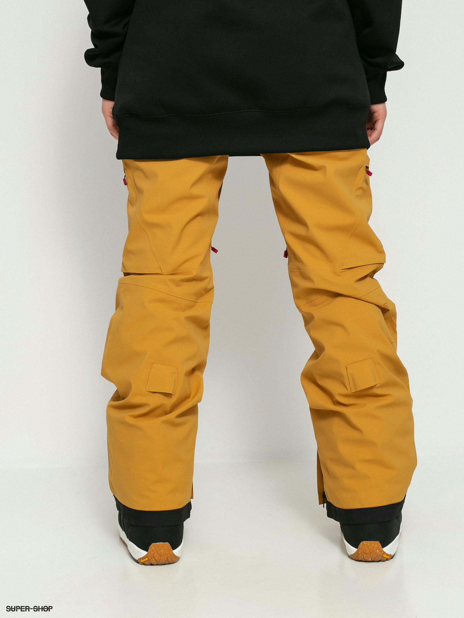 womens yellow snowboard pants