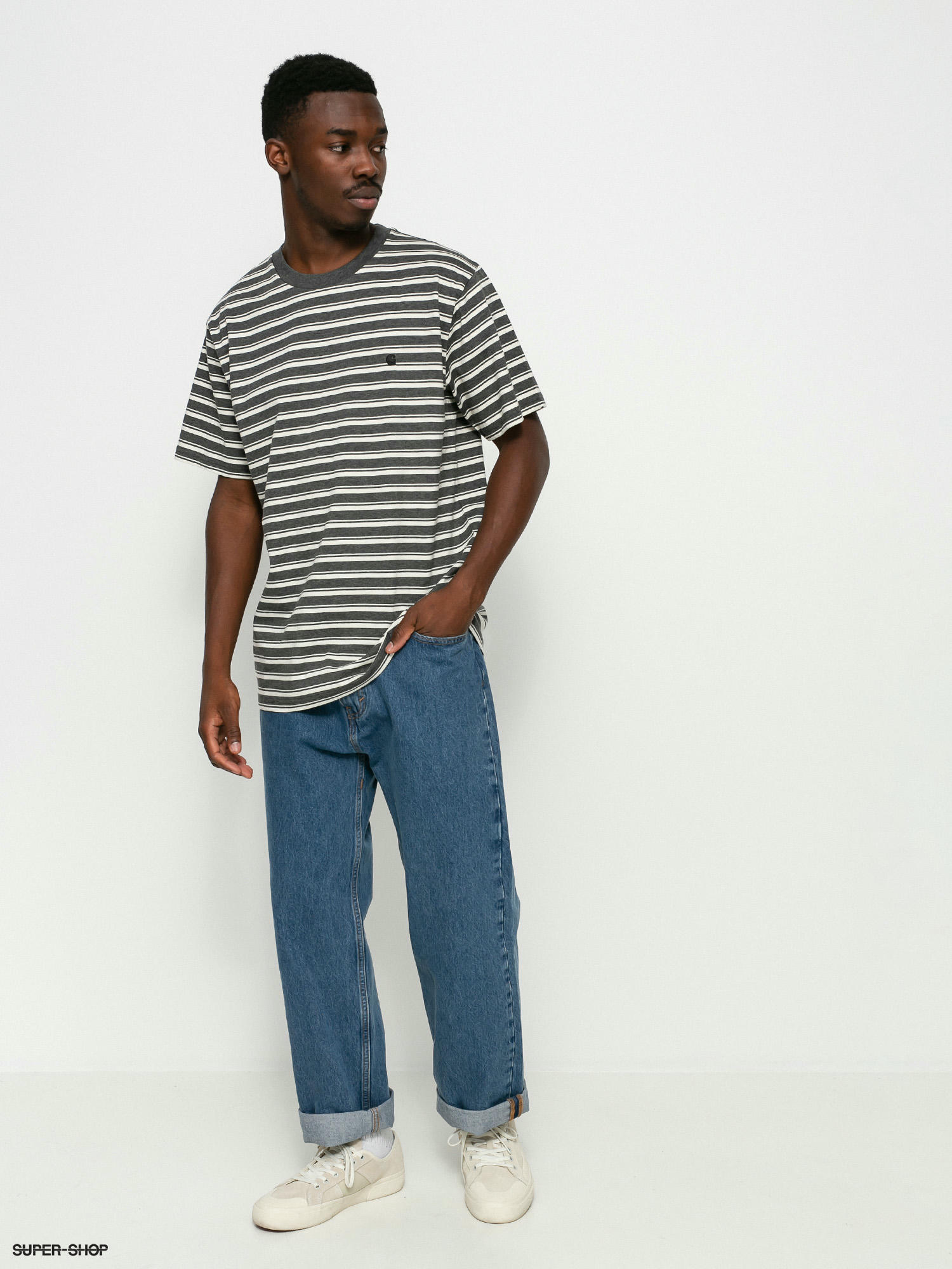 carhartt striped jeans