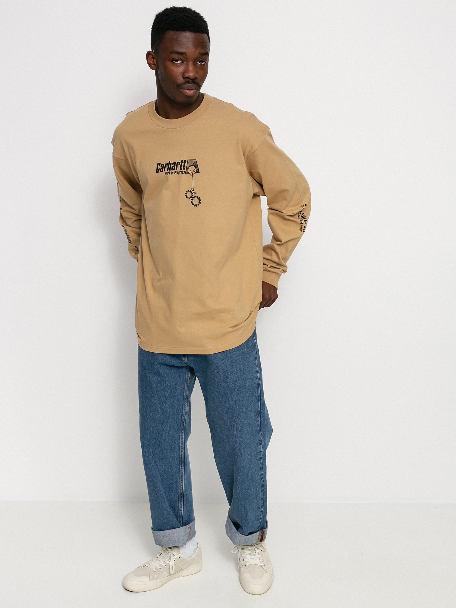 Carhartt WIP Scramble Longsleeve (dusty 