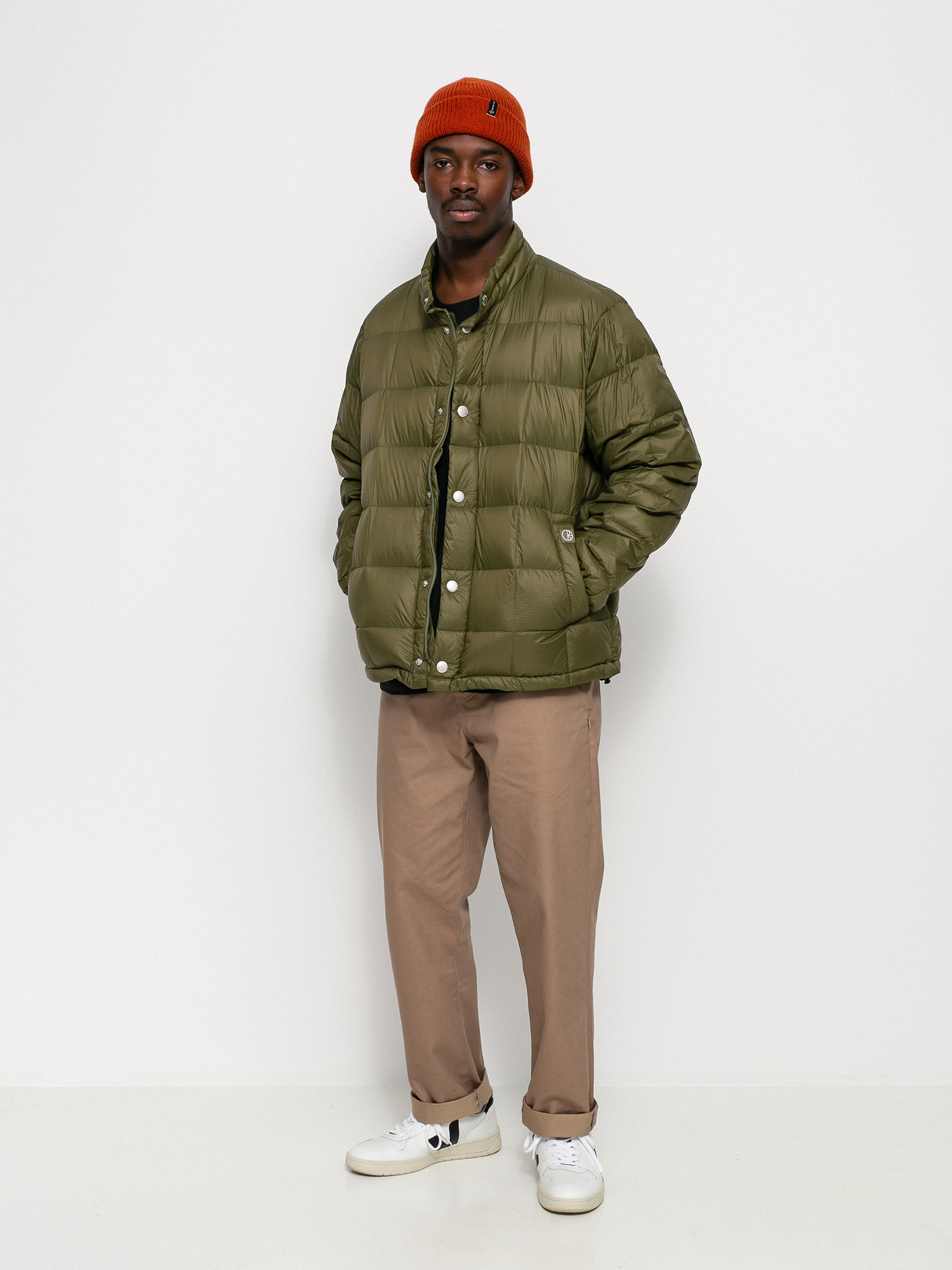 Polar Skate Lightweight Puffer Jacket - green (army green)