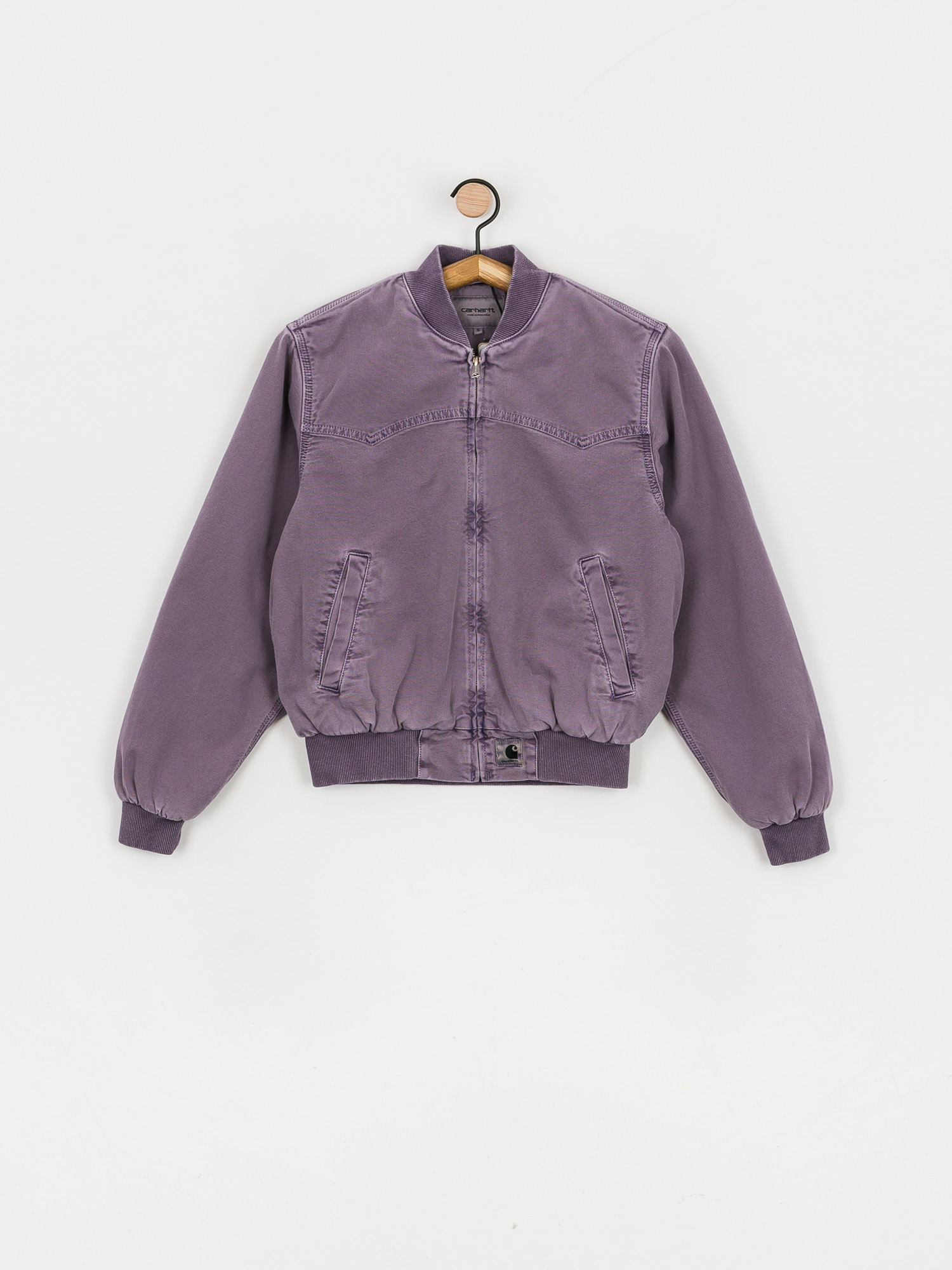 lavender bomber jacket