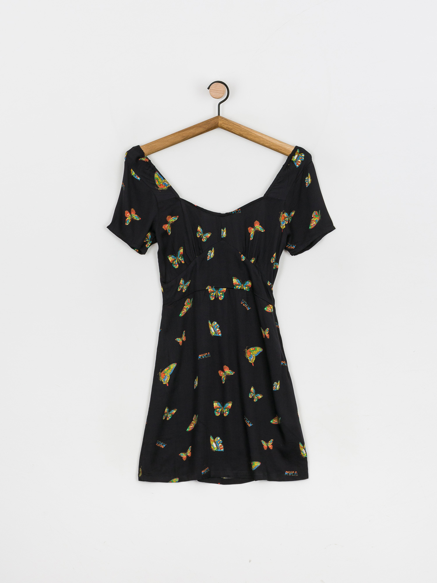 RVCA Flutter Fenced Kleid Wmn (black)