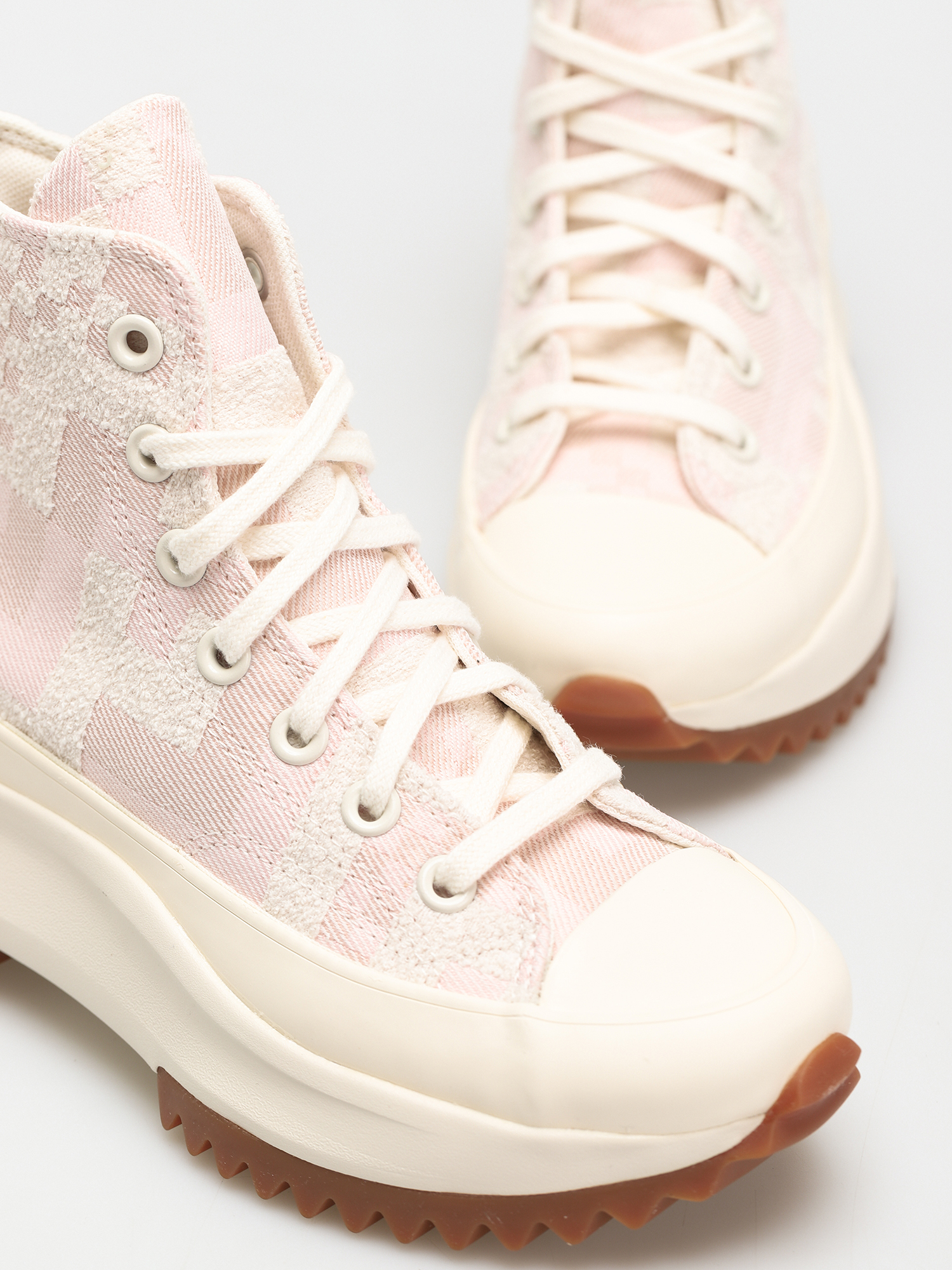 Converse Run Star Hike Hi Shoes (egret/pink clay/storm pink)