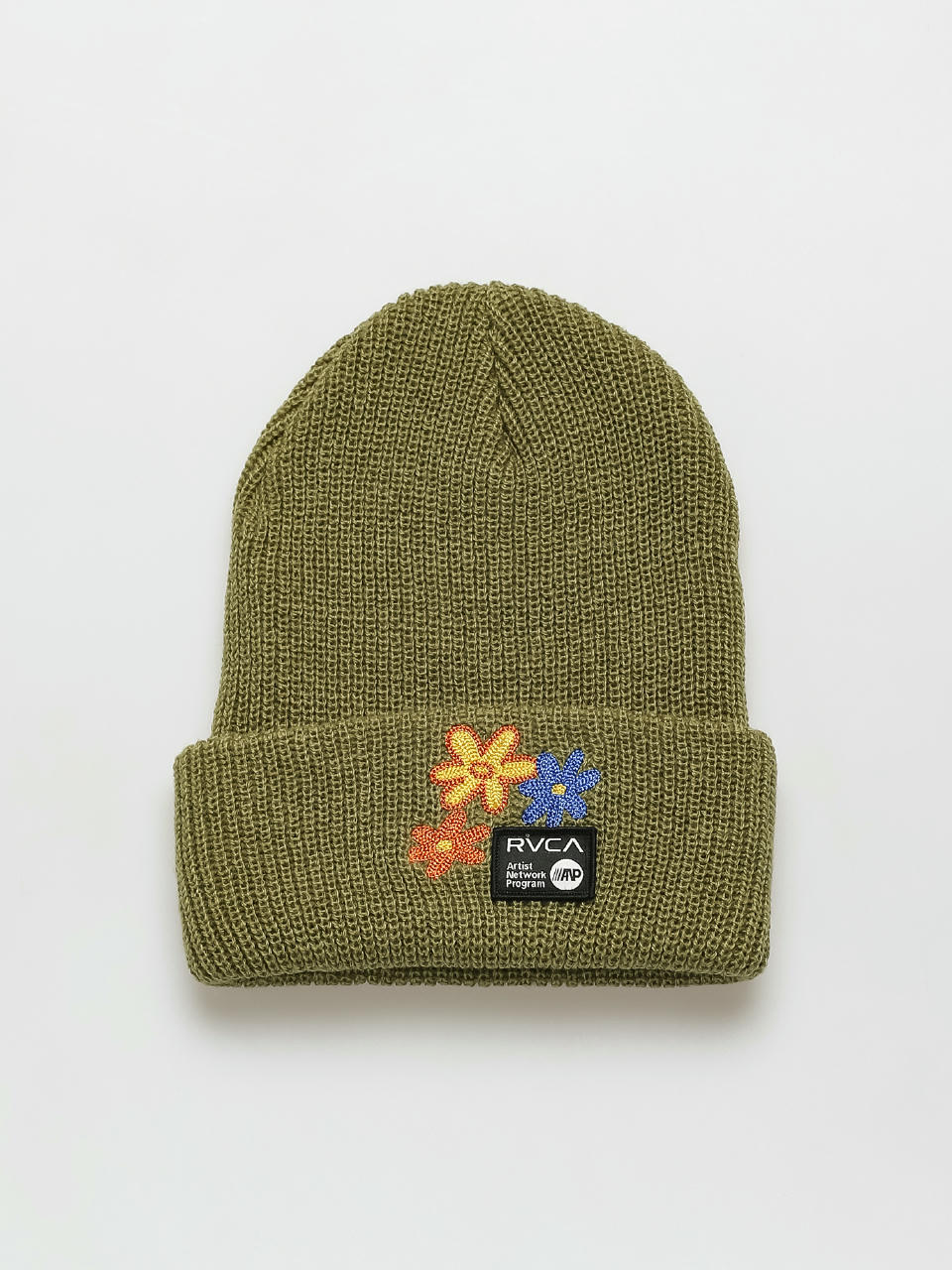 RVCA Mel G Petals Beanie Mütze (utility green)