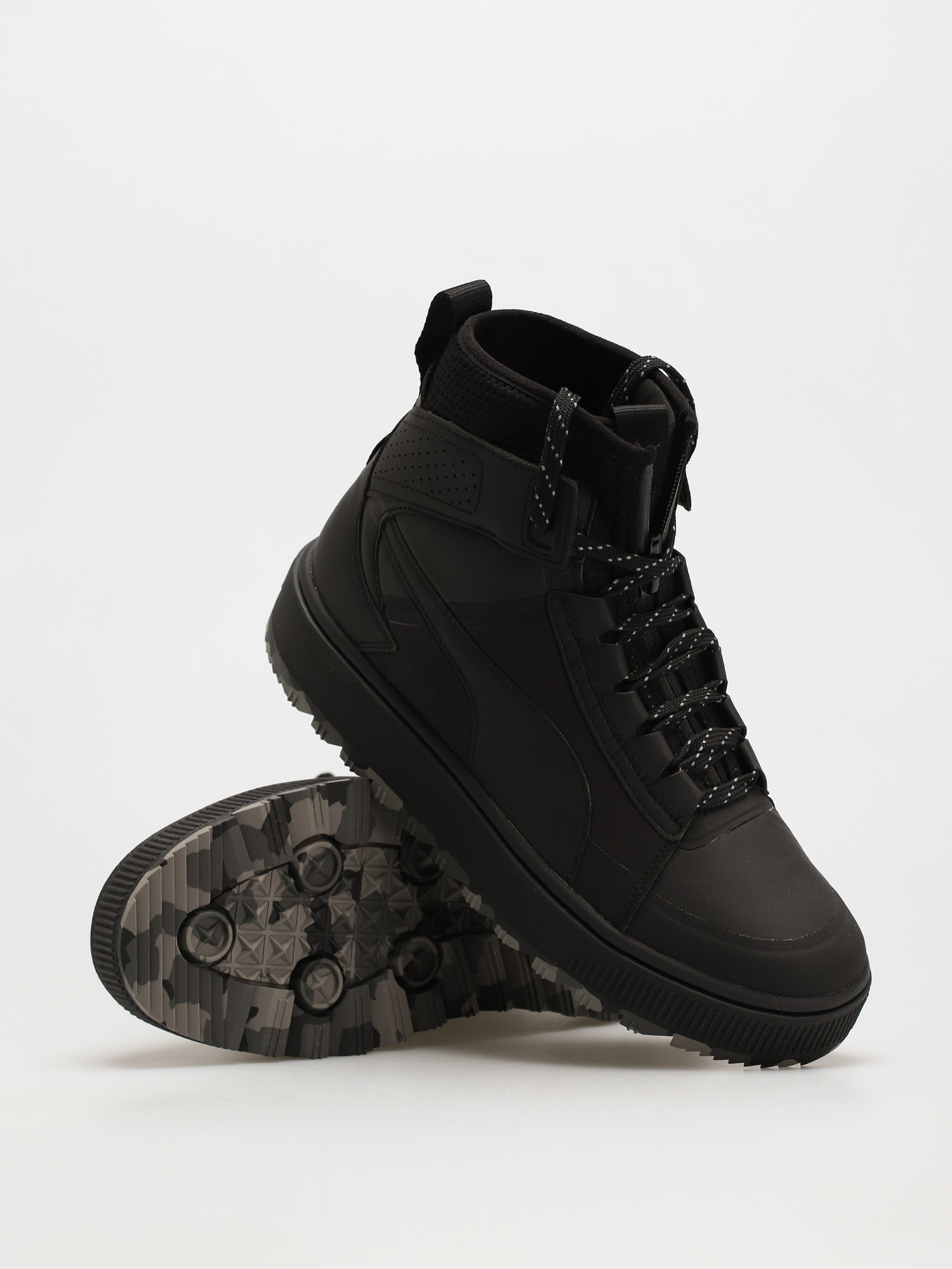 Puma Suede Mid WTR AD4PT Shoes (black)