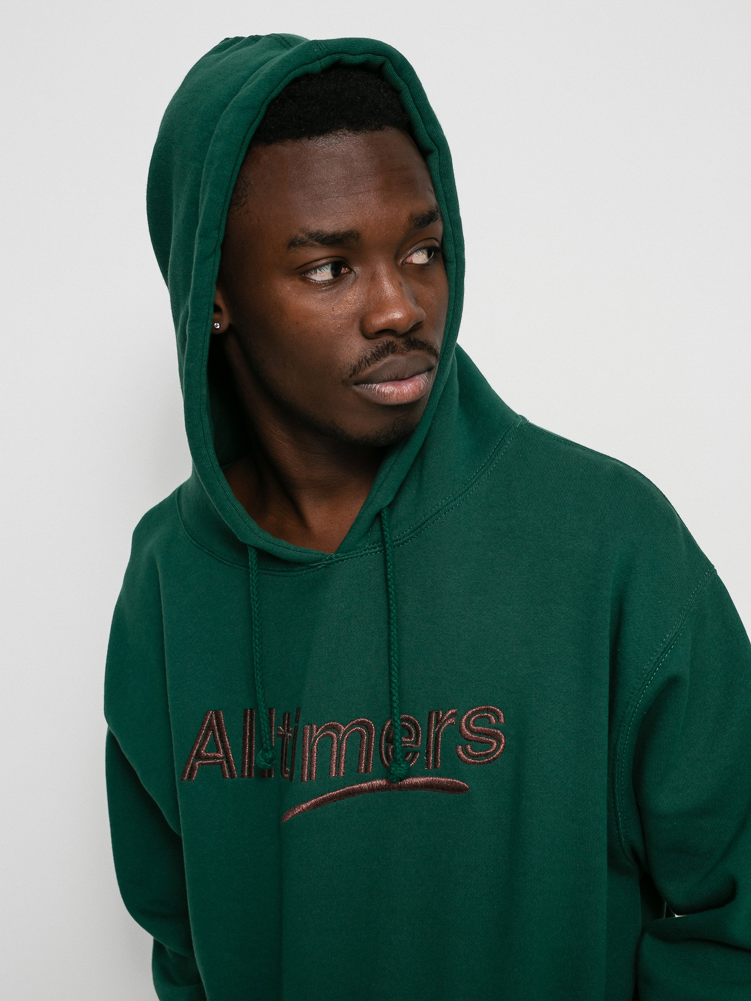Alltimers Estate Embroidered HD Hoodie (green/bronze)