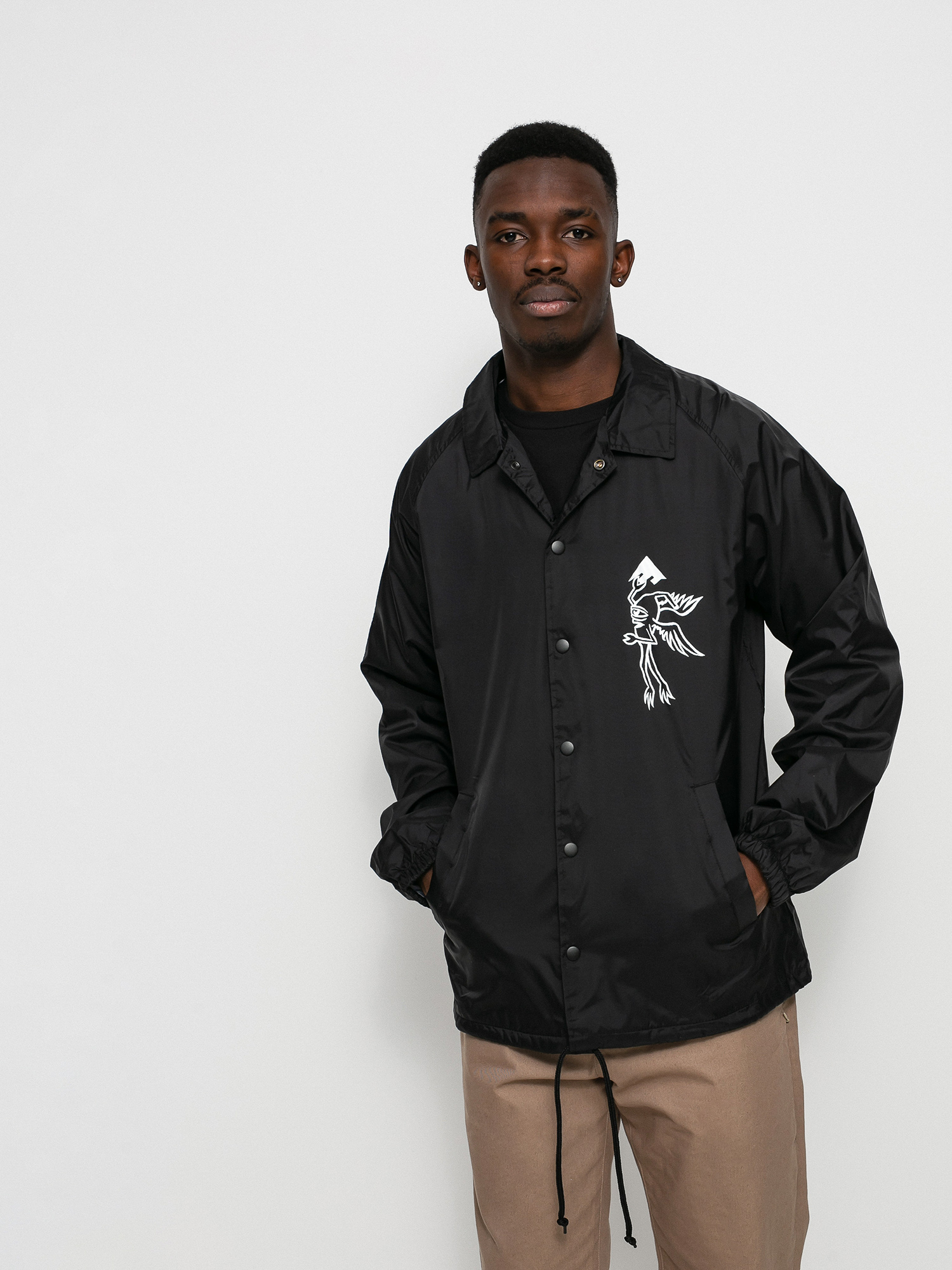 Emerica X Toy Machine Coaches Jacket (black)