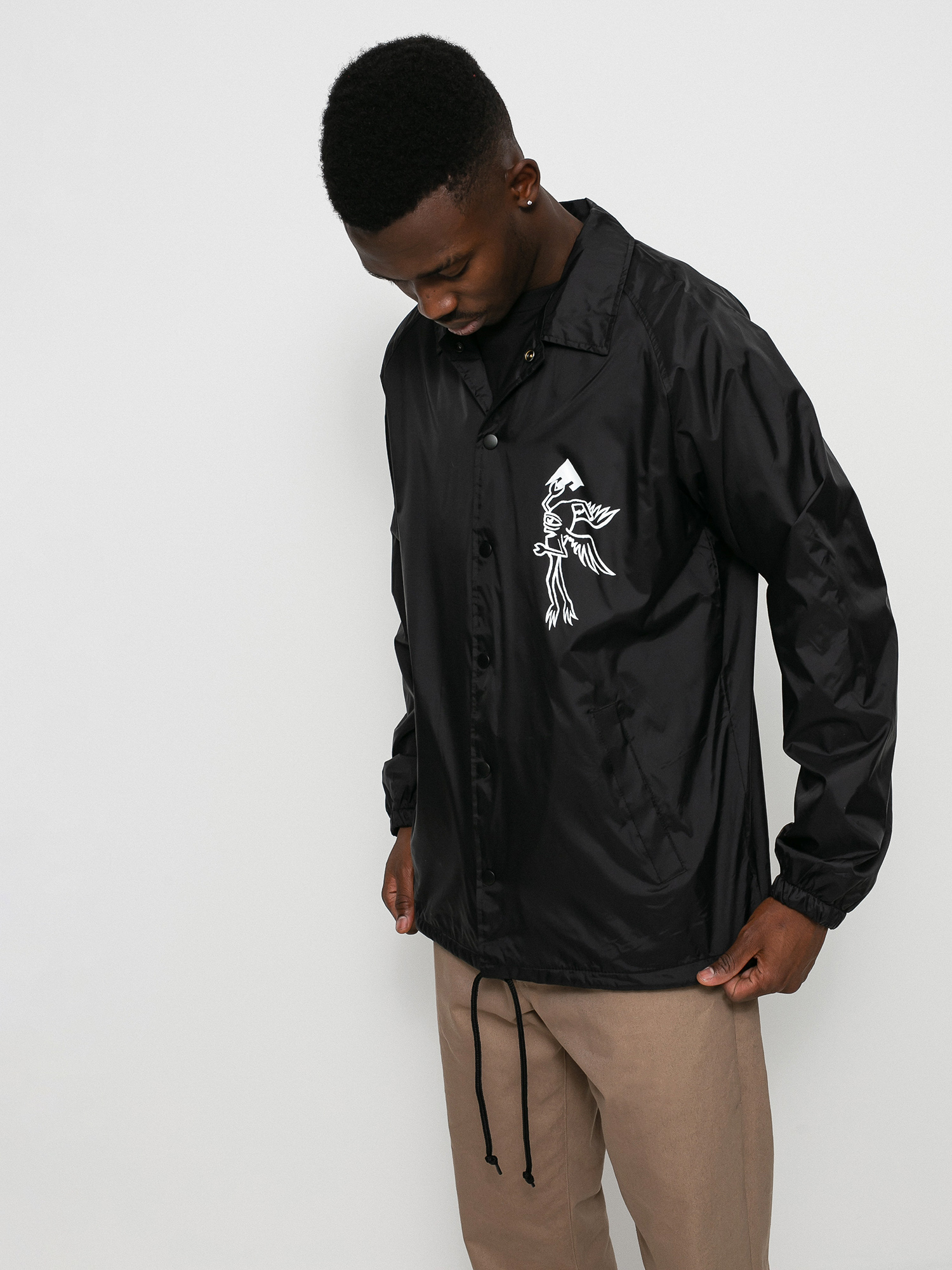 Emerica X Toy Machine Coaches Jacket (black)