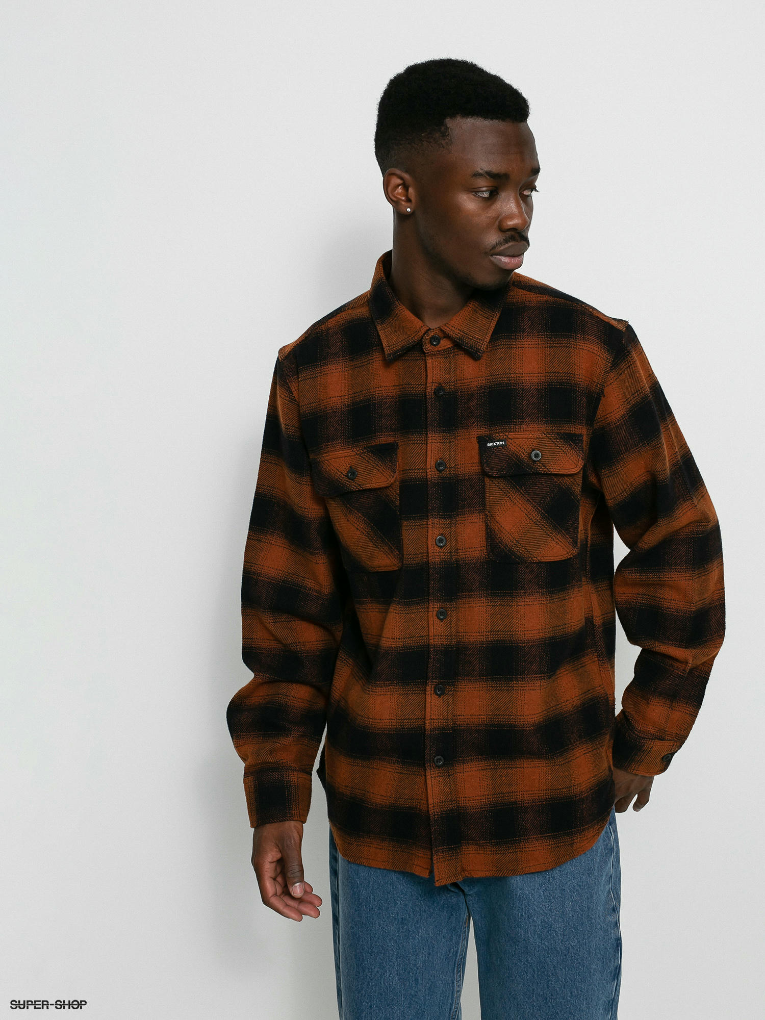 Burnt Orange Crust Flannel