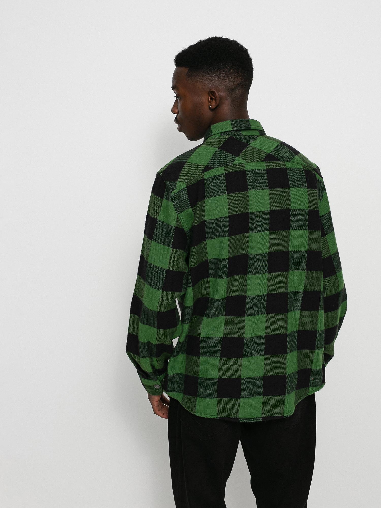 Brixton Coors Pow Bowery Flannel Ls Hemd (pine green)