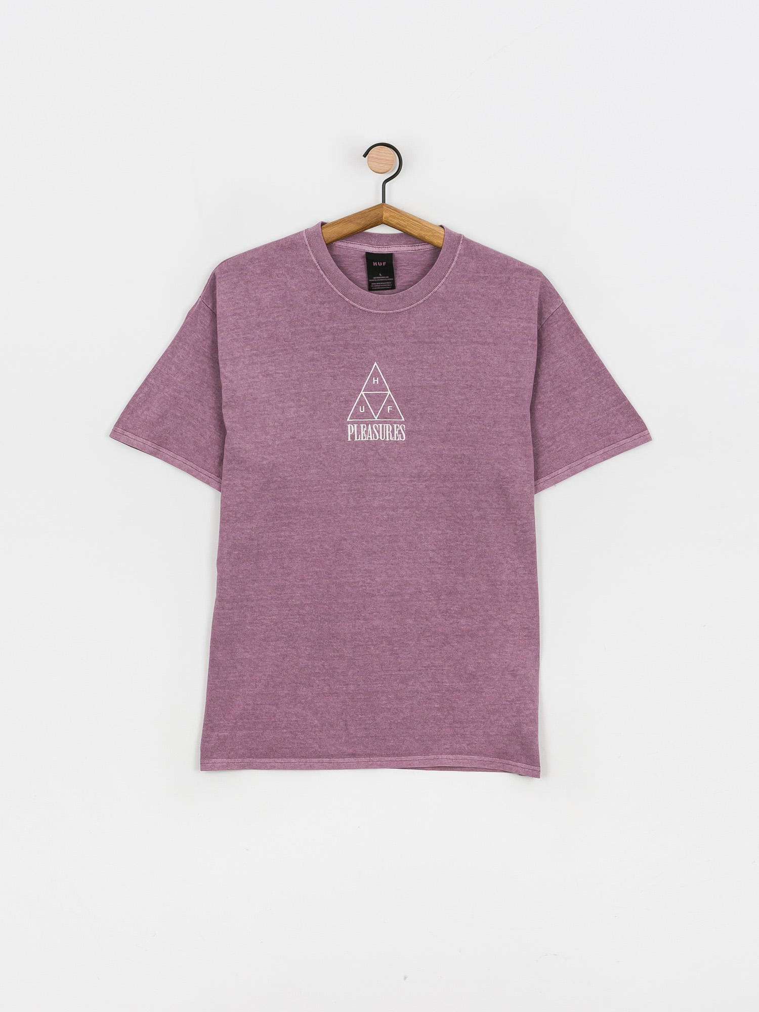 HUF X Pleasures Dyed T-shirt (purple)