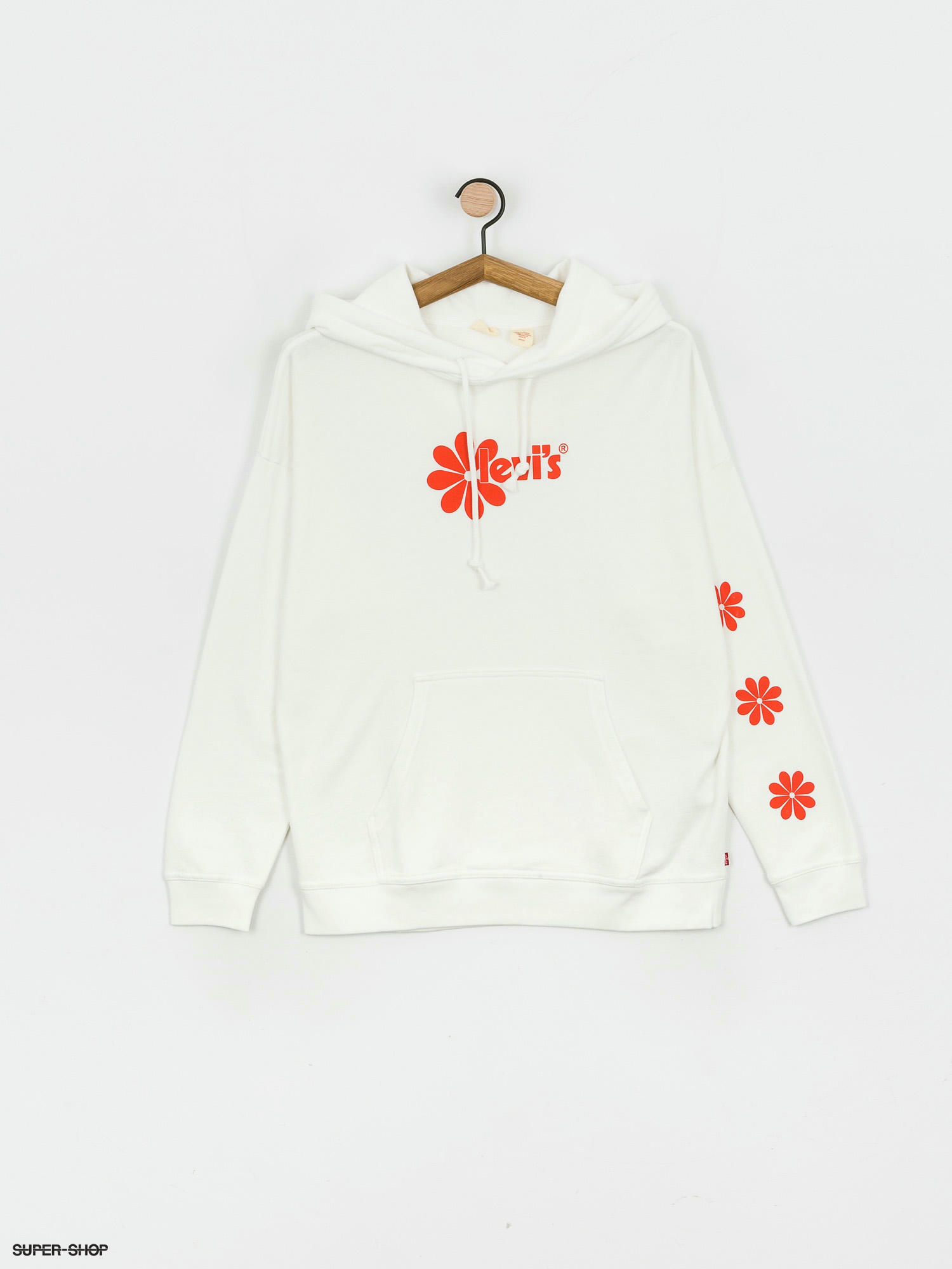 Levi's® Graphic Rider HD Hoodie Wmn (daisy chest hit white)