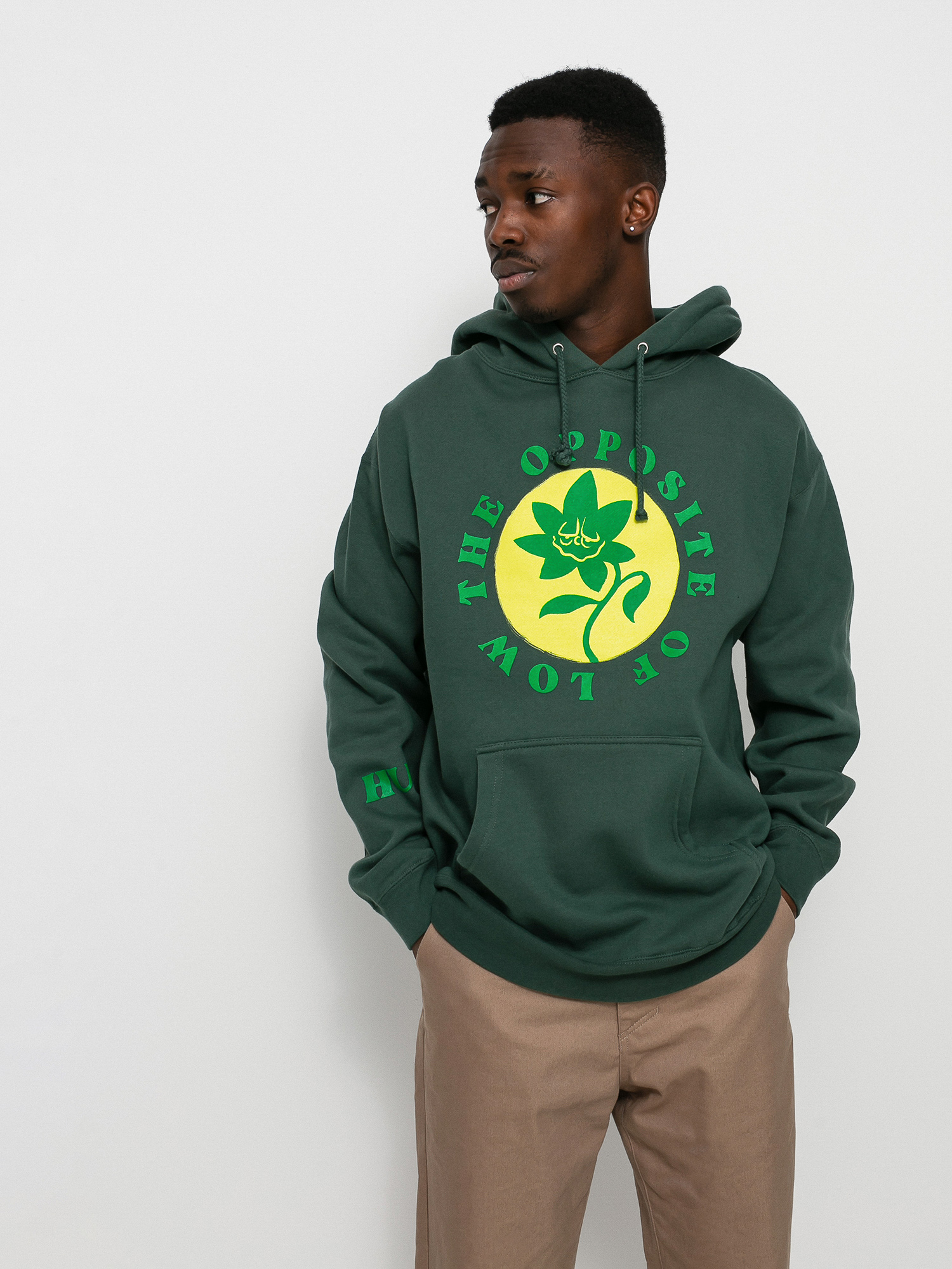 HUF Opposite Of Low HD Hoodie (forest green)