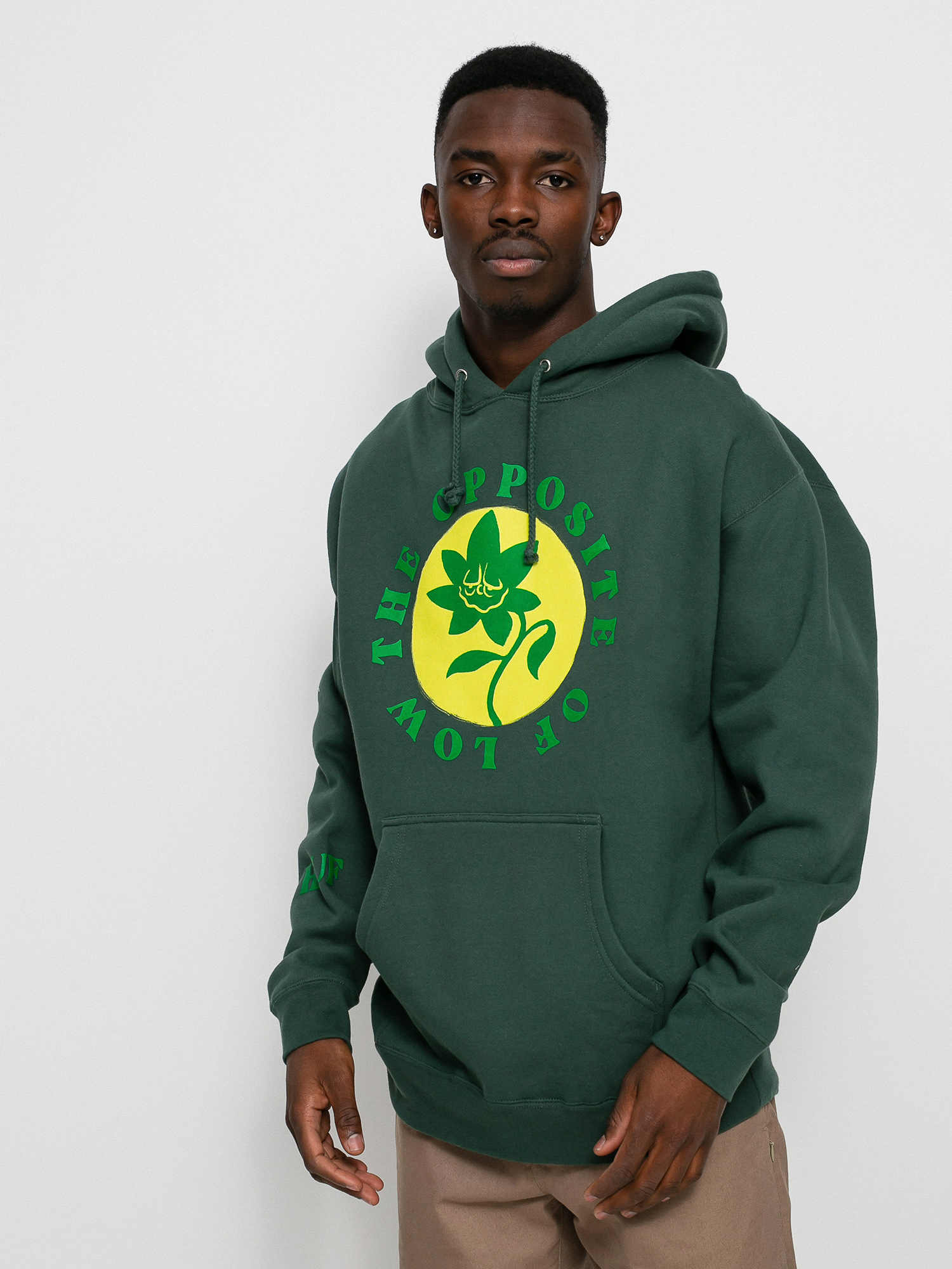 HUF Opposite Of Low HD Hoodie (forest green)