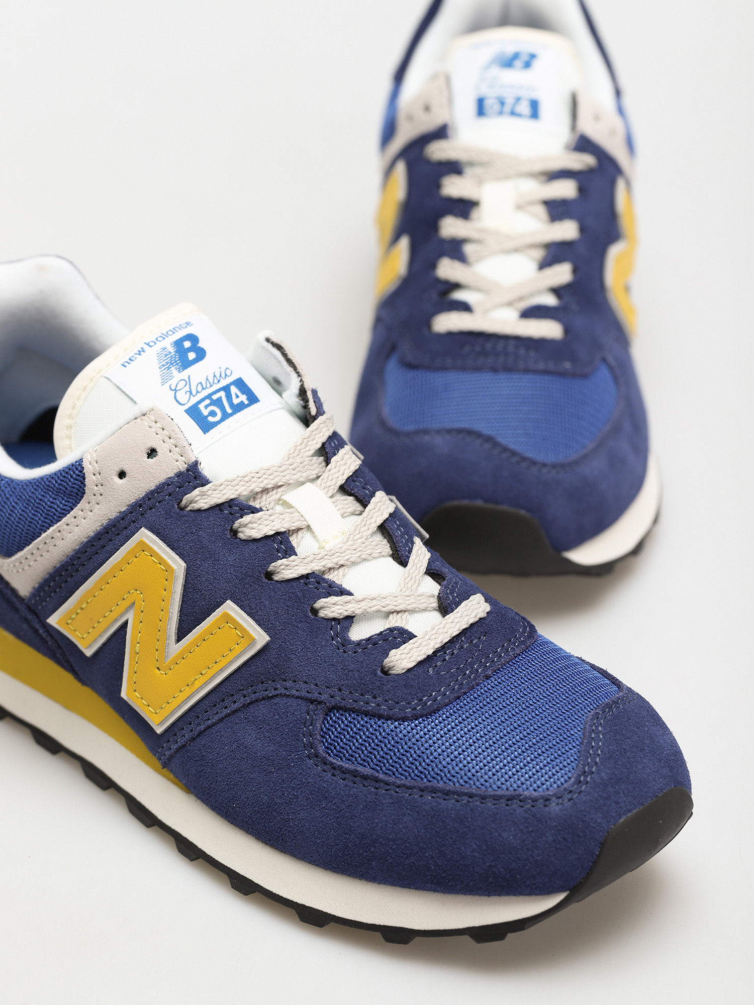 new balance 574 leather navy