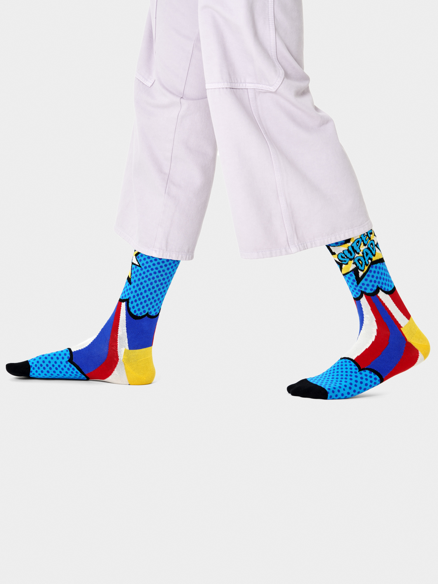 Happy Socks Super Dad Socks (blue/multi)