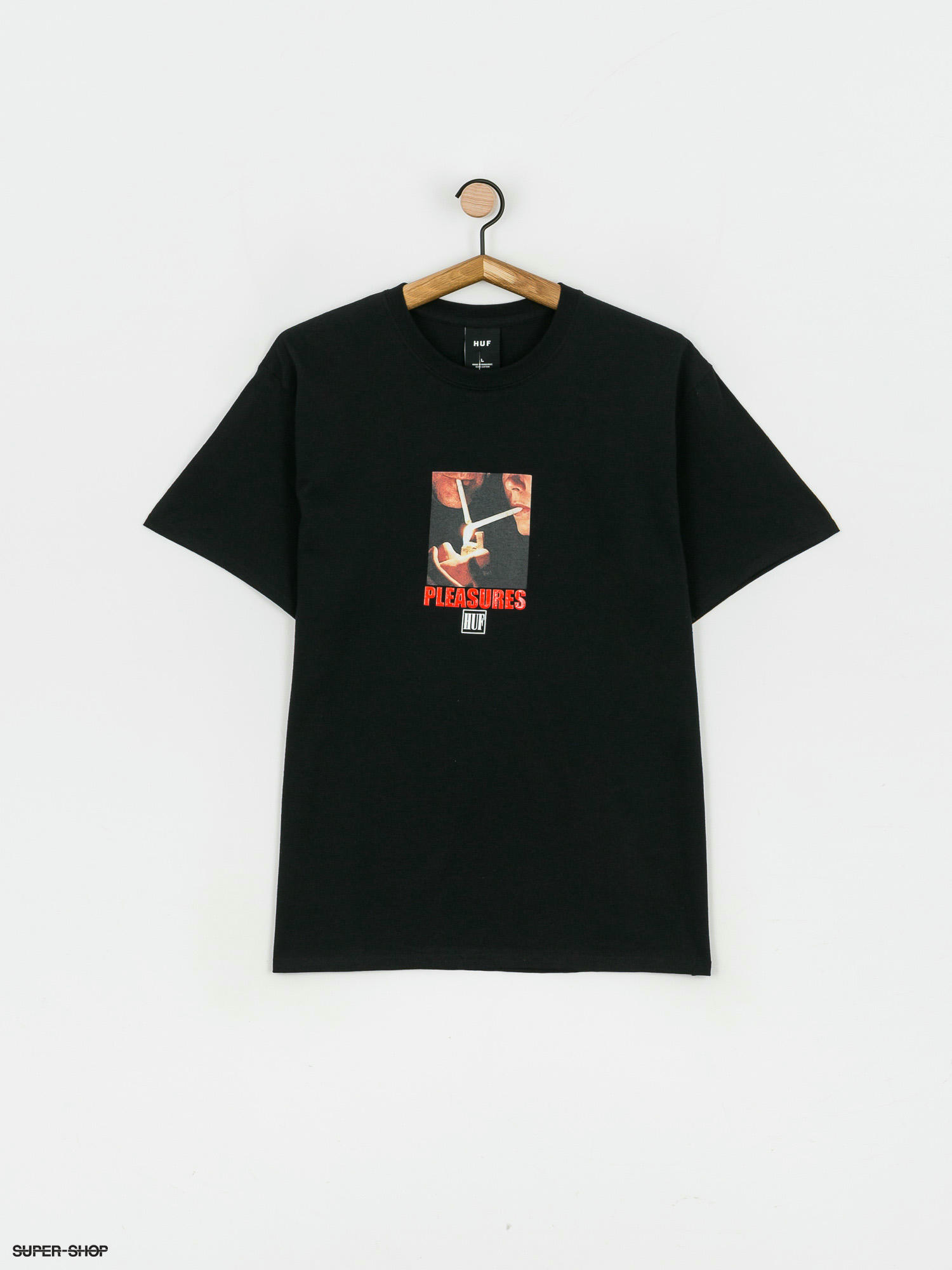 HUF X Pleasures Together T-shirt (black)