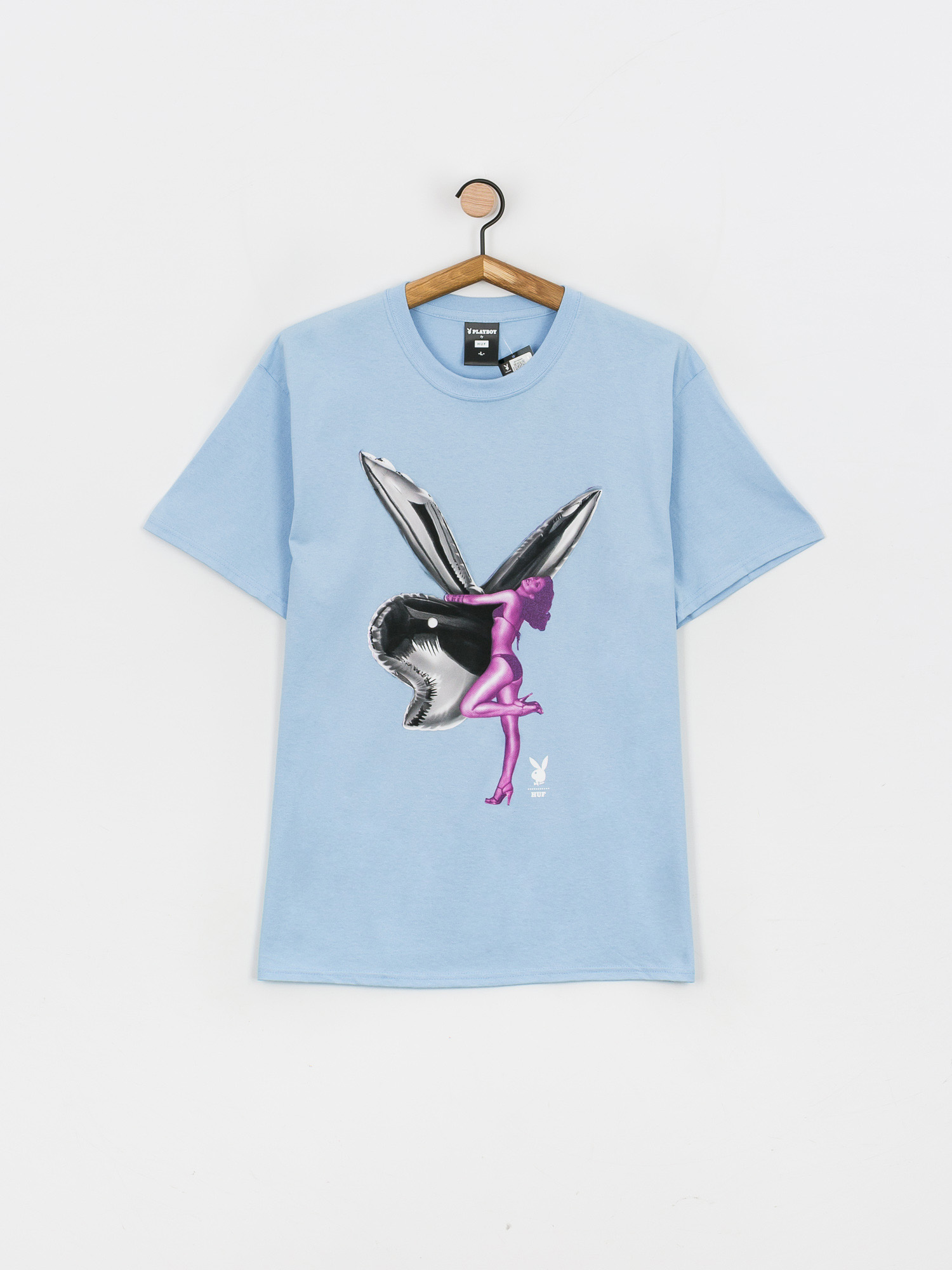 HUF X Playboy Bunny Balloon T-shirt (light blue)