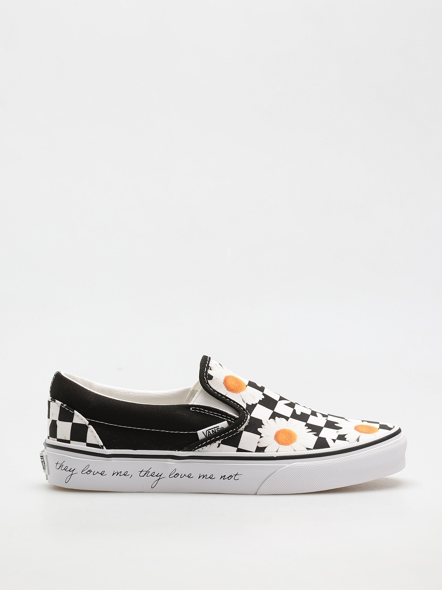 Vans Classic Slip On Shoes (love me/love me not/daisy/true white)
