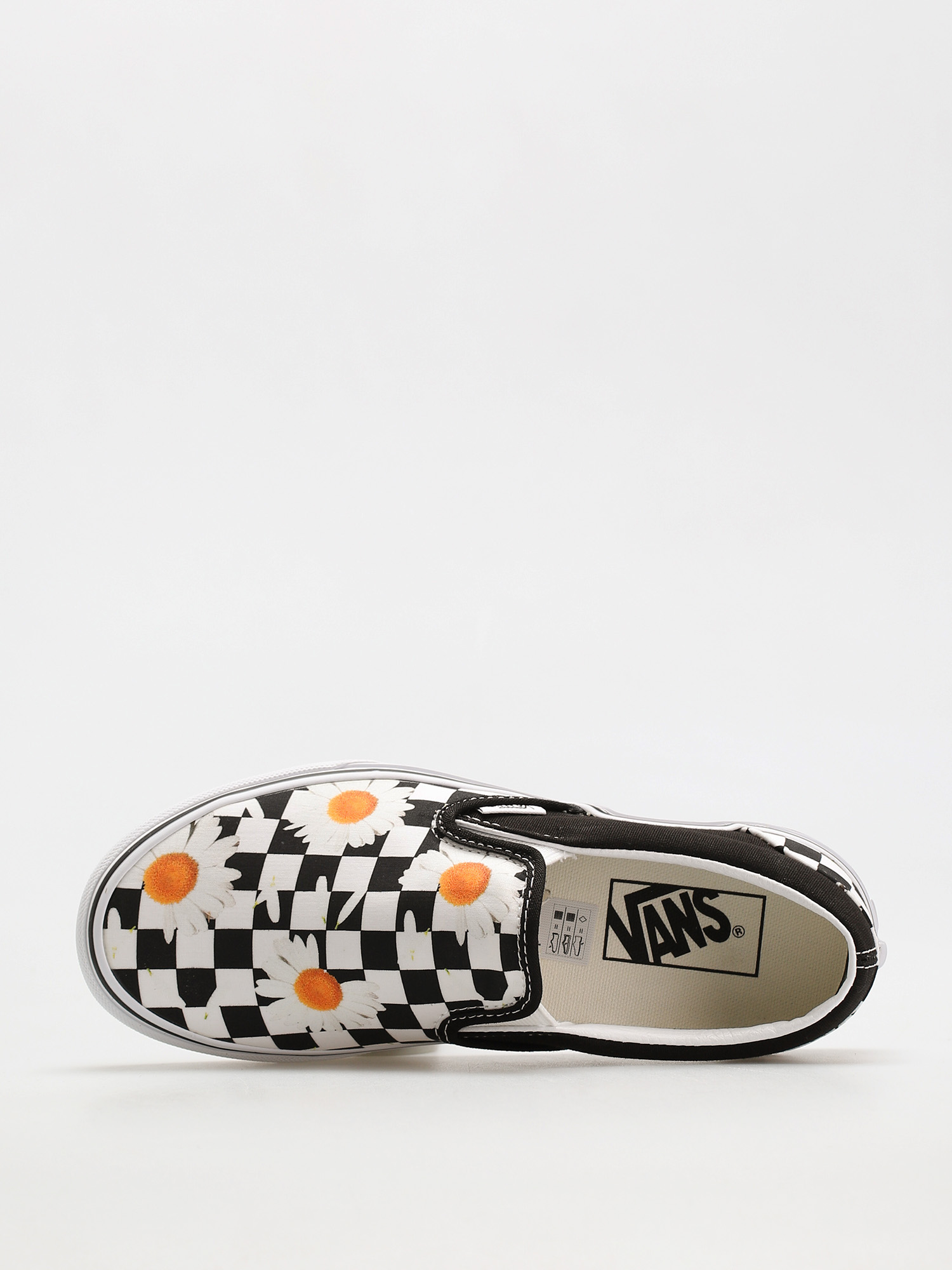 Vans Classic Slip On Shoes (love me/love me not/daisy/true white)