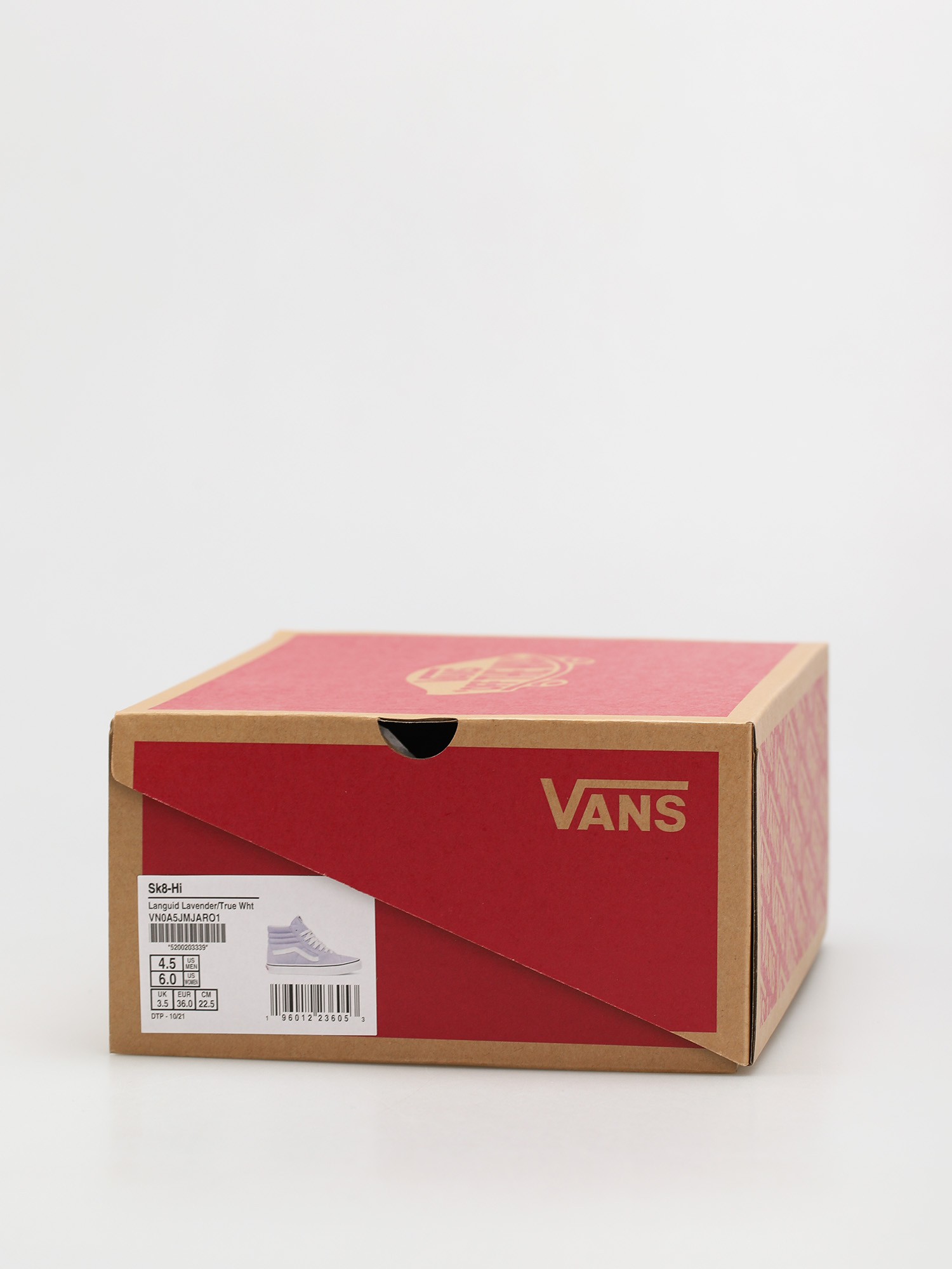 Vans Sk8 Hi Shoes (languid lavender/true white)